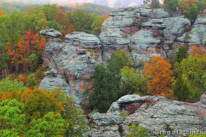 Autumn View of Camel Rock 2 at Garden of the Gods