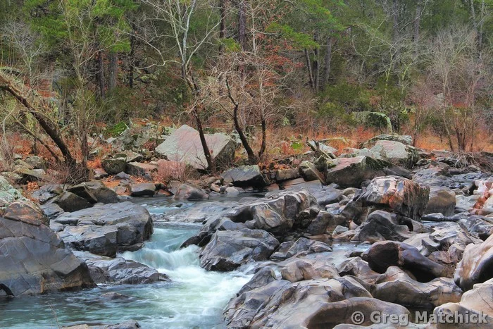 Tiemann Shut-Ins in Winter at Millstream Gardens 1
