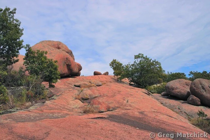 Ascending the Granite Dome 2 at Elephant Rocks