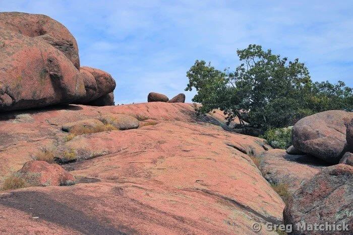 Ascending the Granite Dome 3 at Elephant Rocks