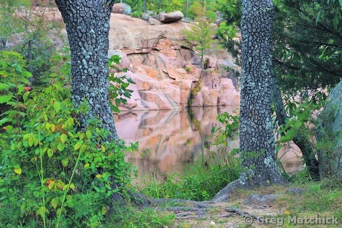 Trees and Lake View at Elephant Rocks