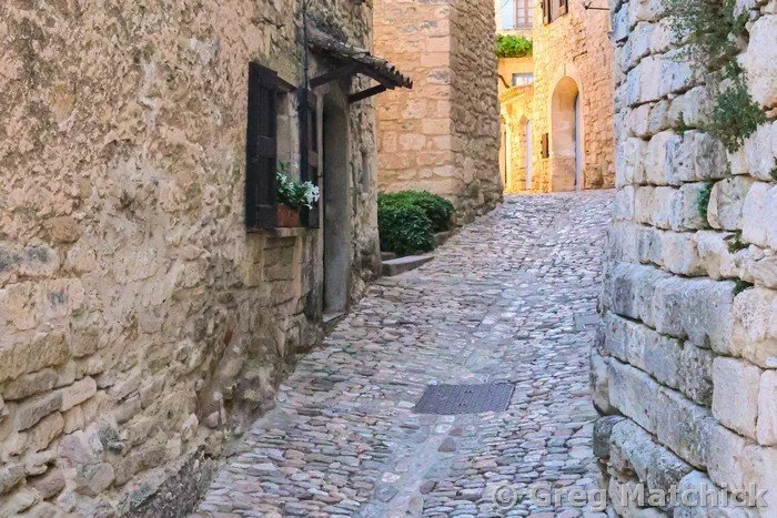 Cobblestone Street in Lacoste
