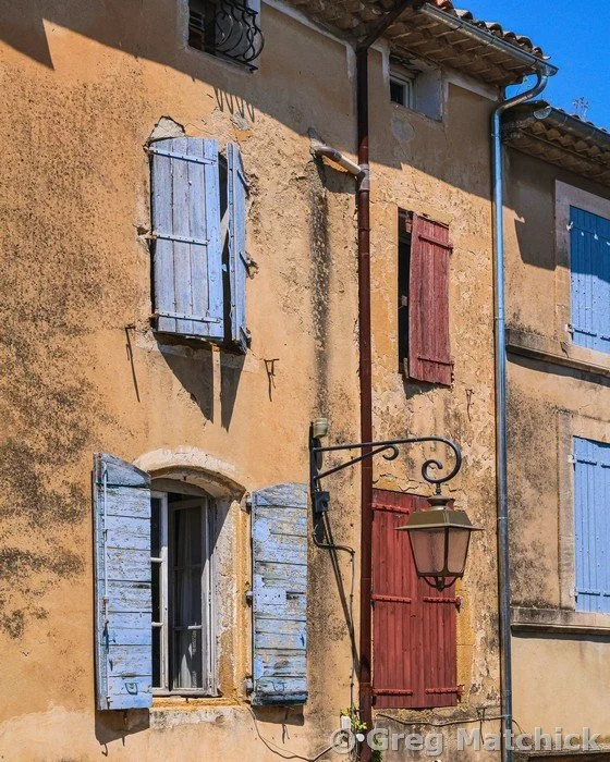 Homes and Shutters in Lourmarin