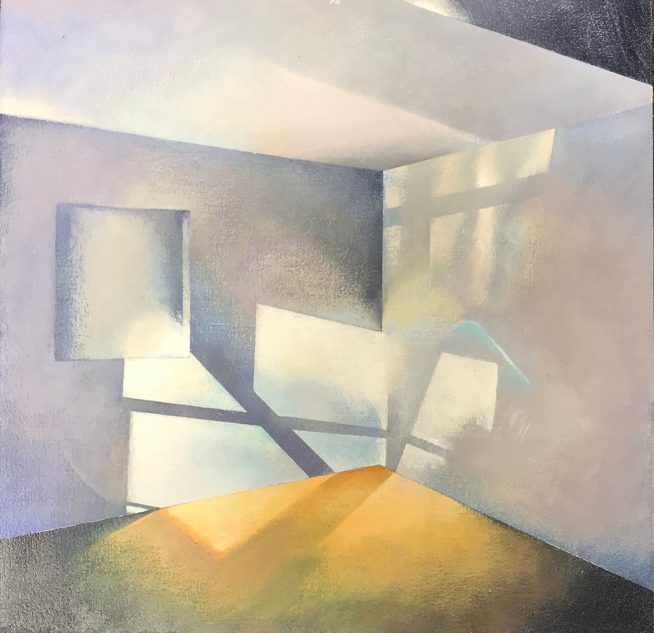 Afternoon Light 1 ( acrylic on Canvas, 16 x16" )