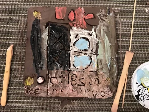 I love this tile, it is so full of thought! Photo credit: Howard Adler 