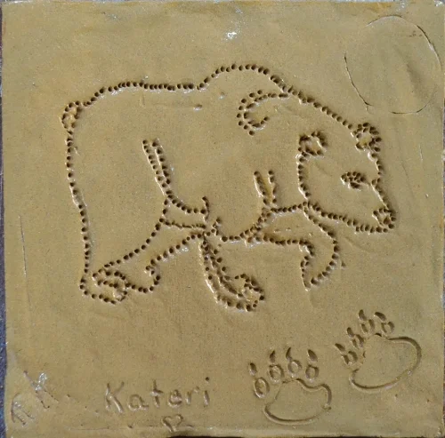 Kateri's awesome tile, Person Extraordinaire from Minwaashin Lodge