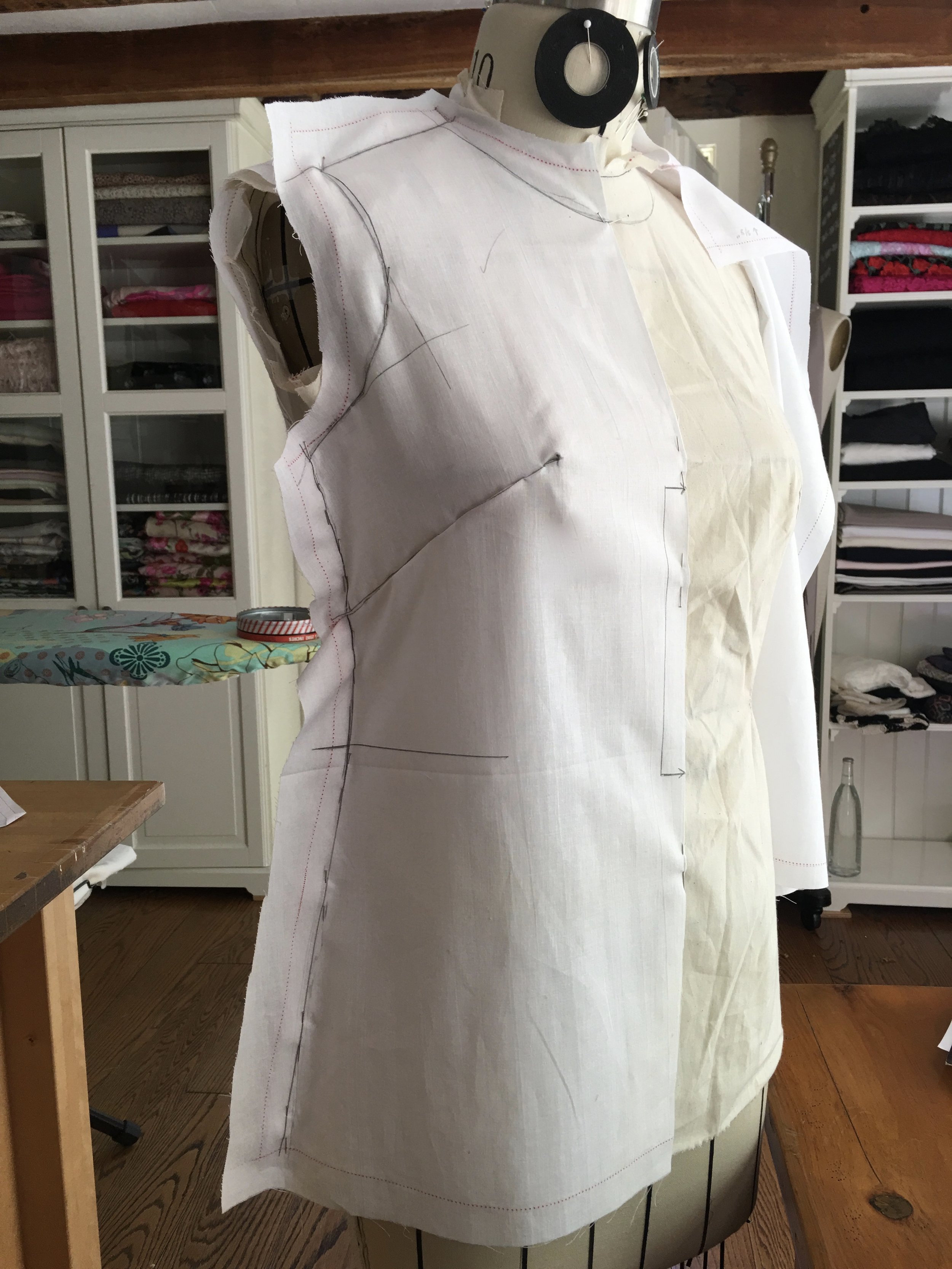 Marfy 3171 Skirt and Simple Draped Shift Top — A Challenging Sew