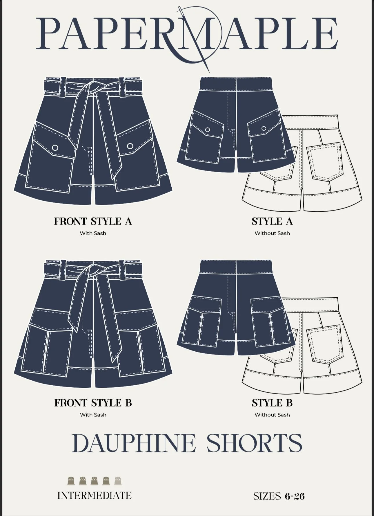 8 - The Dauphine Short - Construction/ Finishings