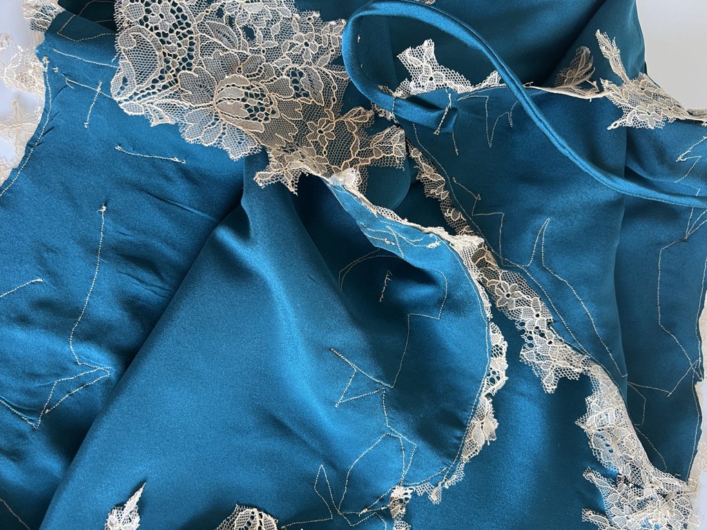 Silk and Lace — A Challenging Sew