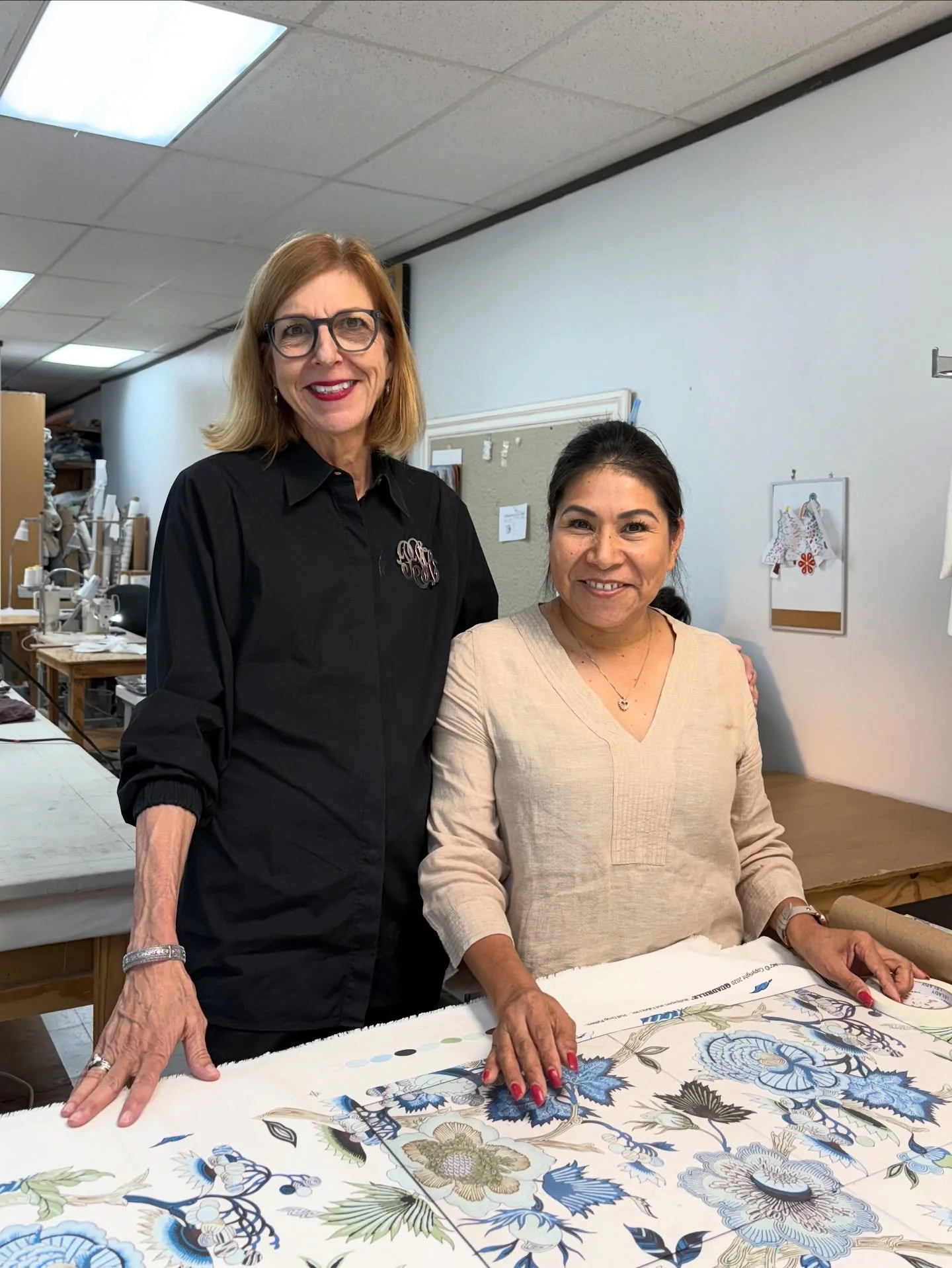 When it comes to draperies + pillows, we&rsquo;ve got the dream team. Perrier Design 🤝 Topdtitch LLC = unstoppable!