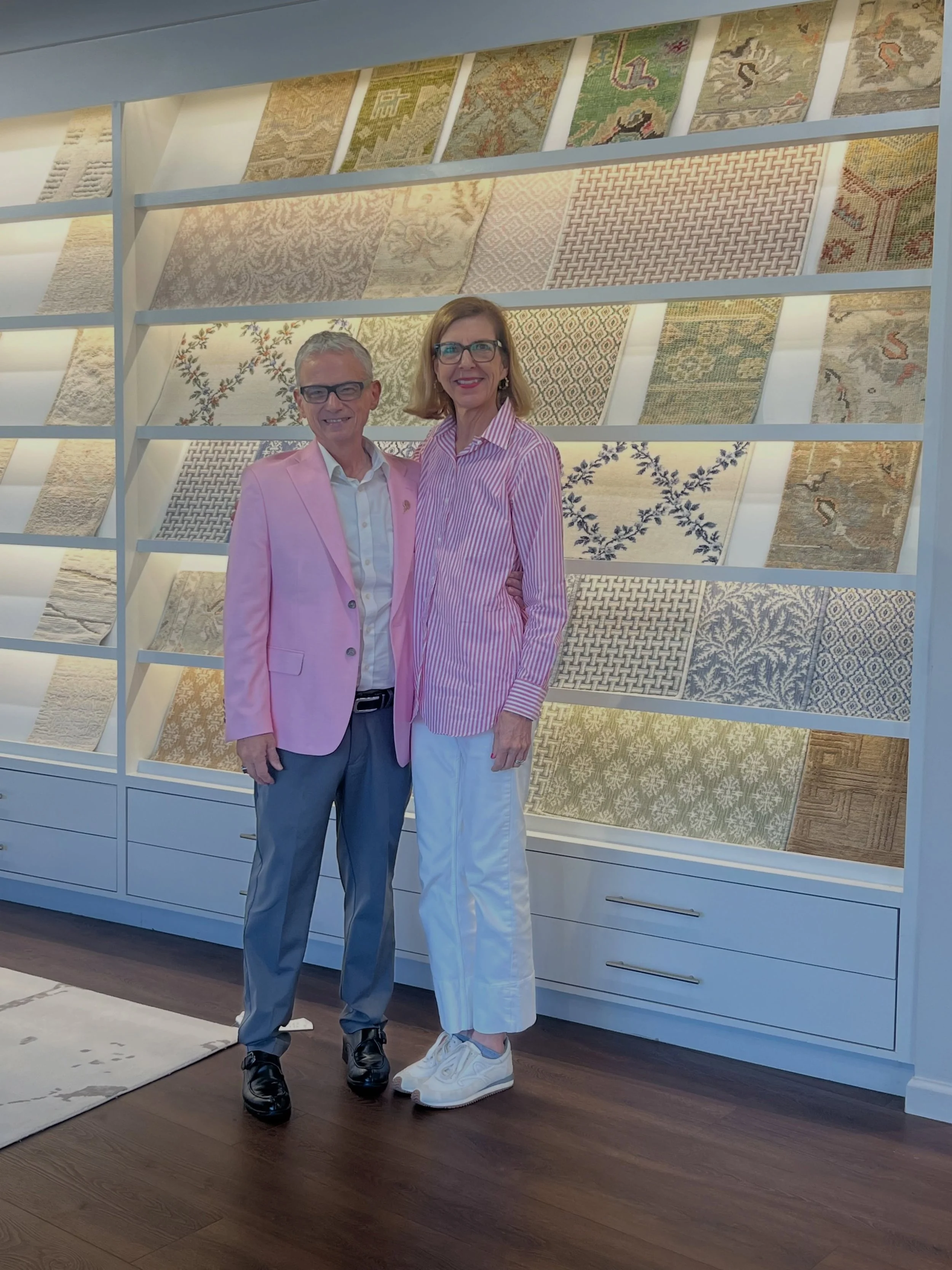 Pretty in pink with my favorite @ray.ingram.773 at Stark Carpet! 💕