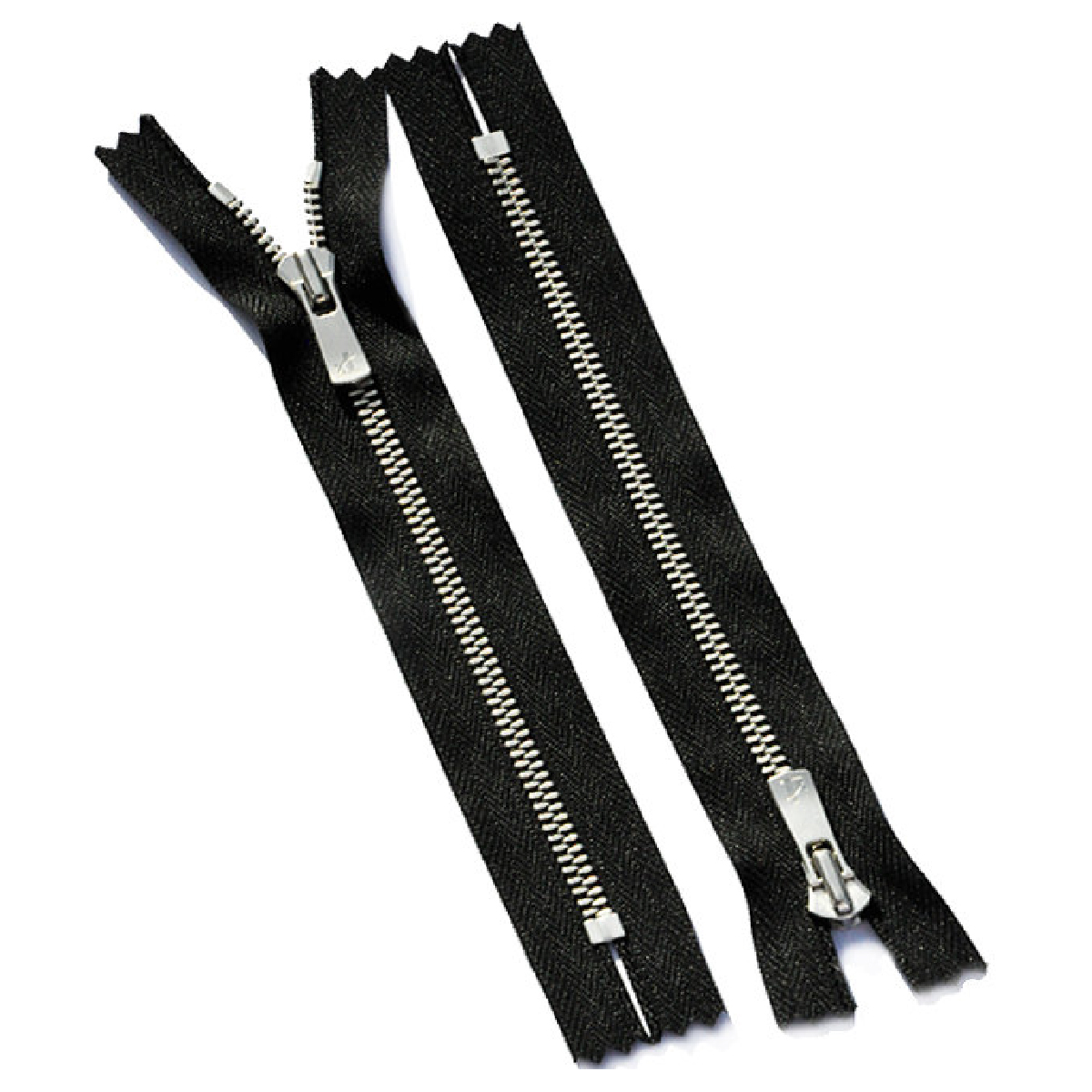 Zippers for footwear and clothing