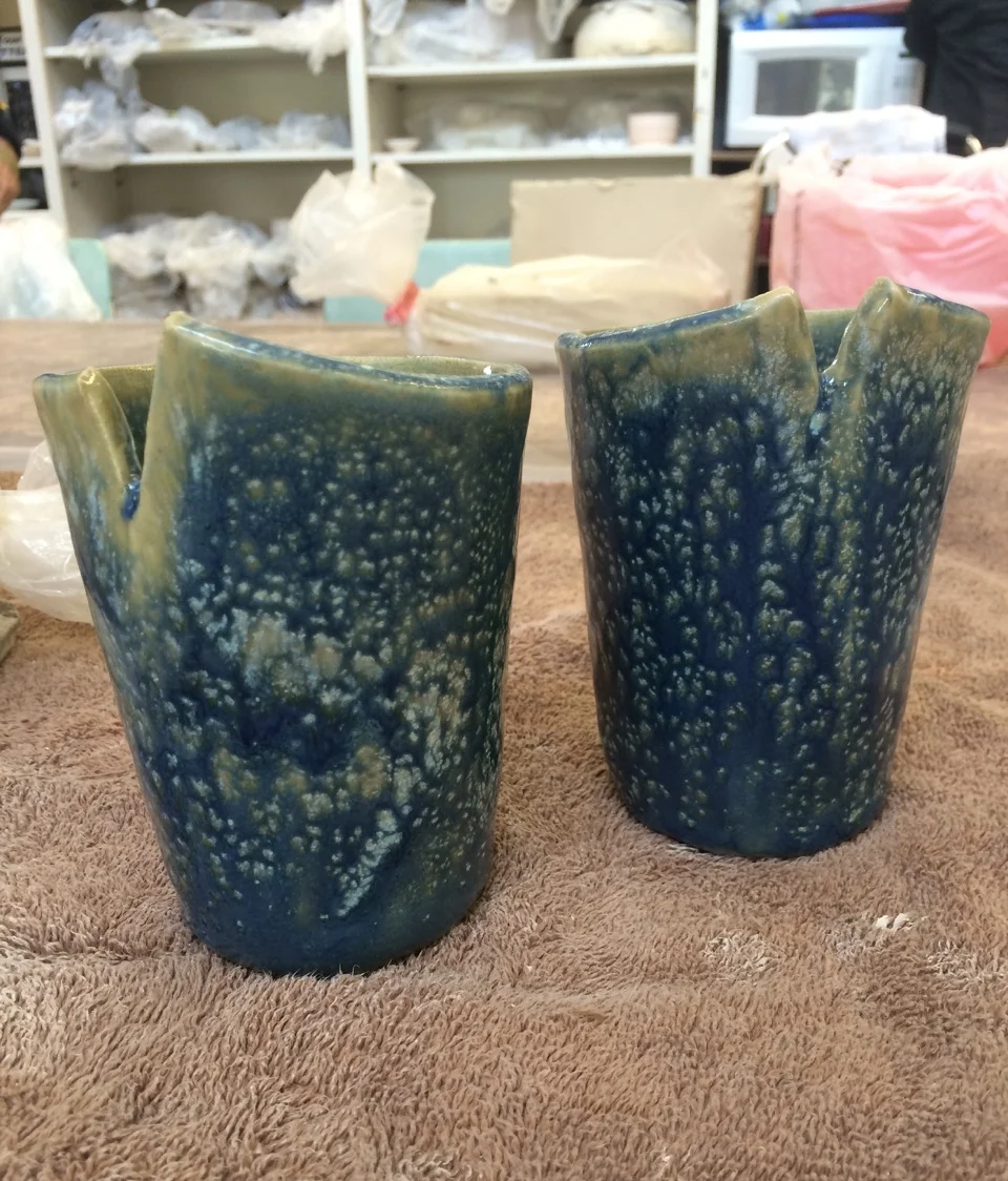 Snowflake Glaze Mugs