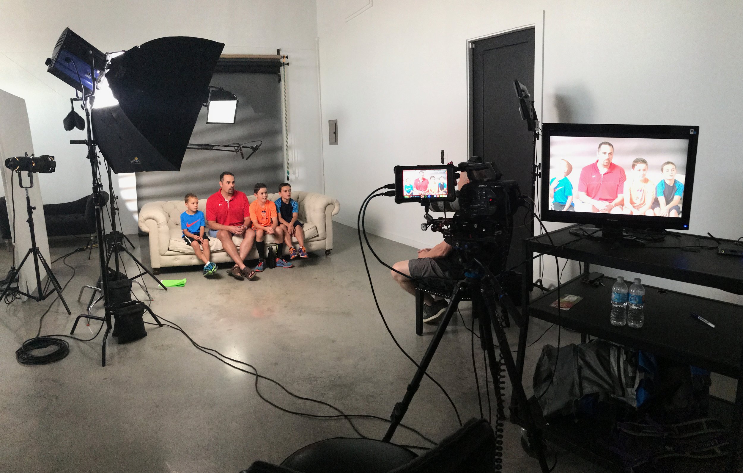  Video interviews for the foster &amp; adoption stories shot in our studio 