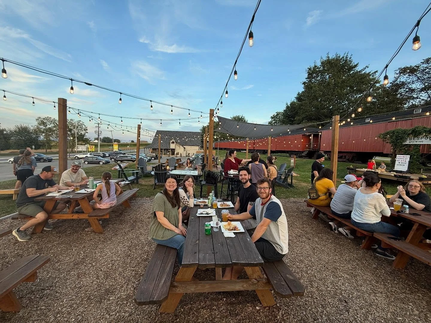Last night was the perfect evening for our end of summer Team Party. We had an incredible experience in the beer garden at Bespoke. 🌅 The weather was absolutely gorgeous and the company even better. We are so grateful for each person who serves at t