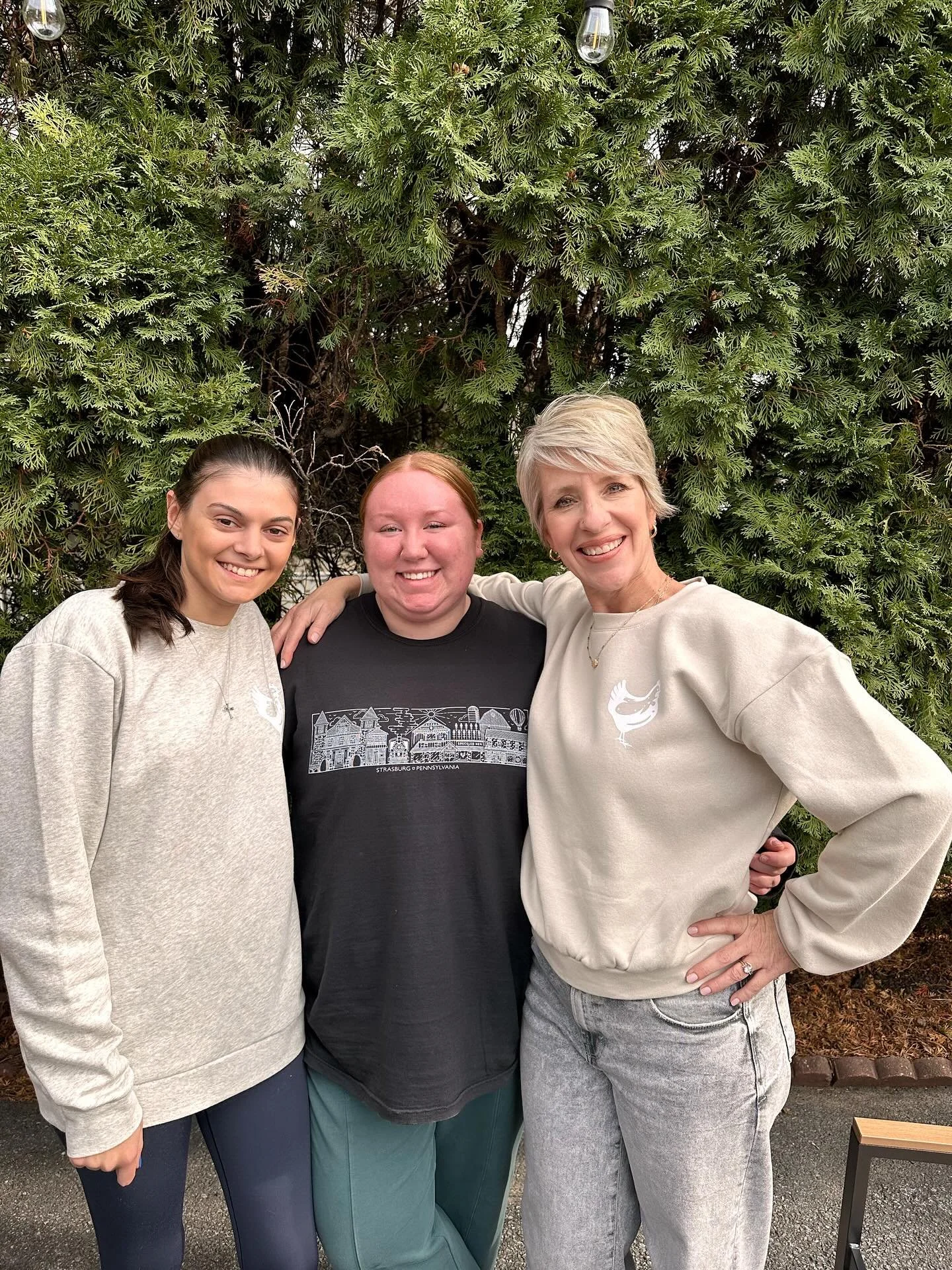 New merch is in! ✨

We are excited to launch our NEW Ten Years Crewneck to celebrate this huge milestone for the Hen. Available in a unisex &lsquo;oatmeal&rsquo; and women&rsquo;s fit in &lsquo;tan&rsquo;.

We also brought back our popular Strasburg 