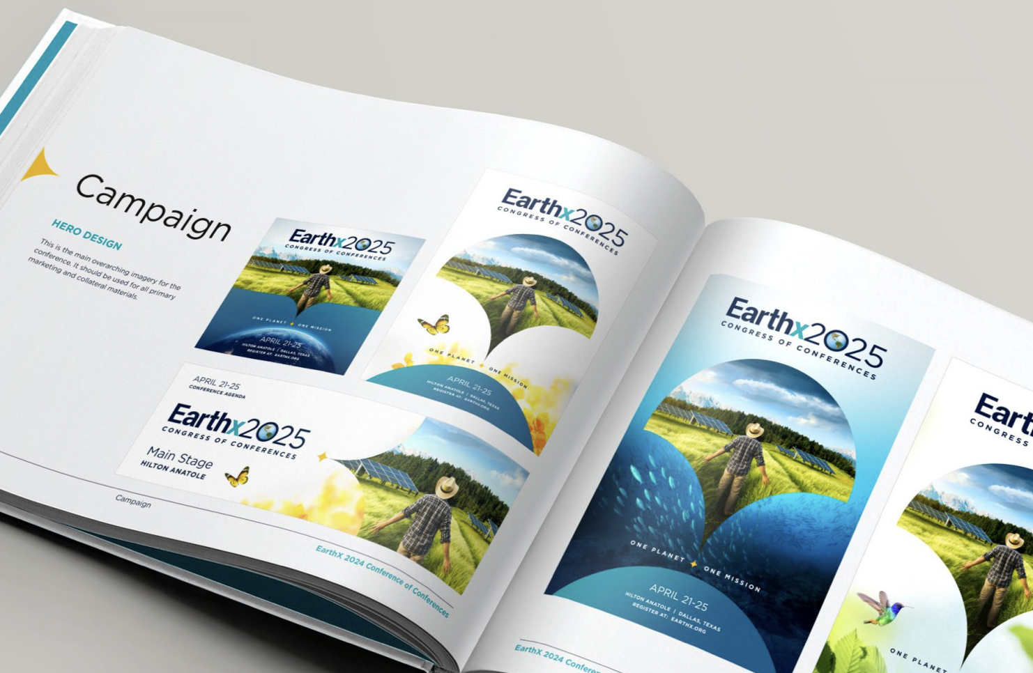 EarthX conference branding