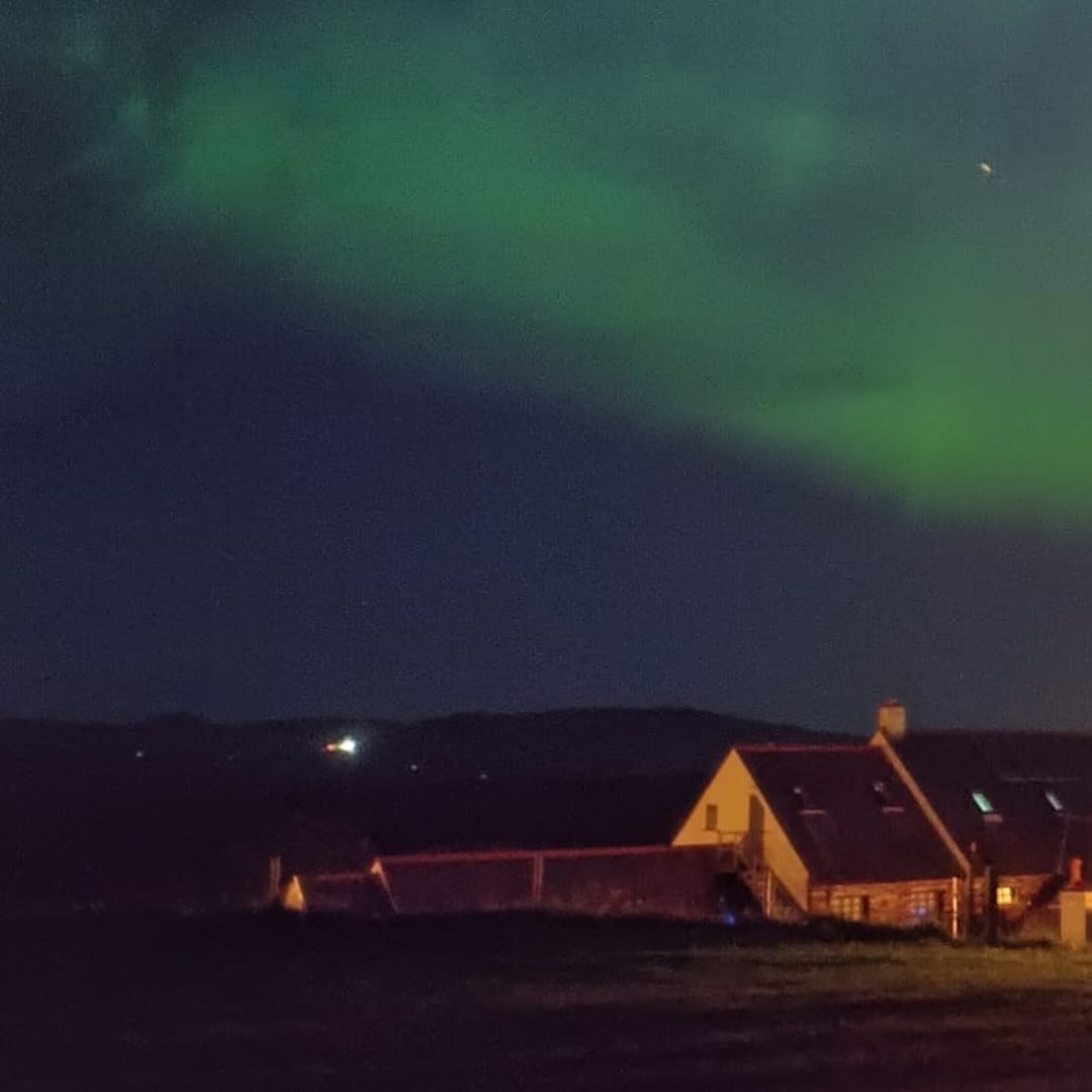 We can&rsquo;t believe we missed it... but we are so grateful to our neighbours for taking this fantastic photo of the Northern Lights over Corcreggan Mill 🥹

Did you manage to catch them?!