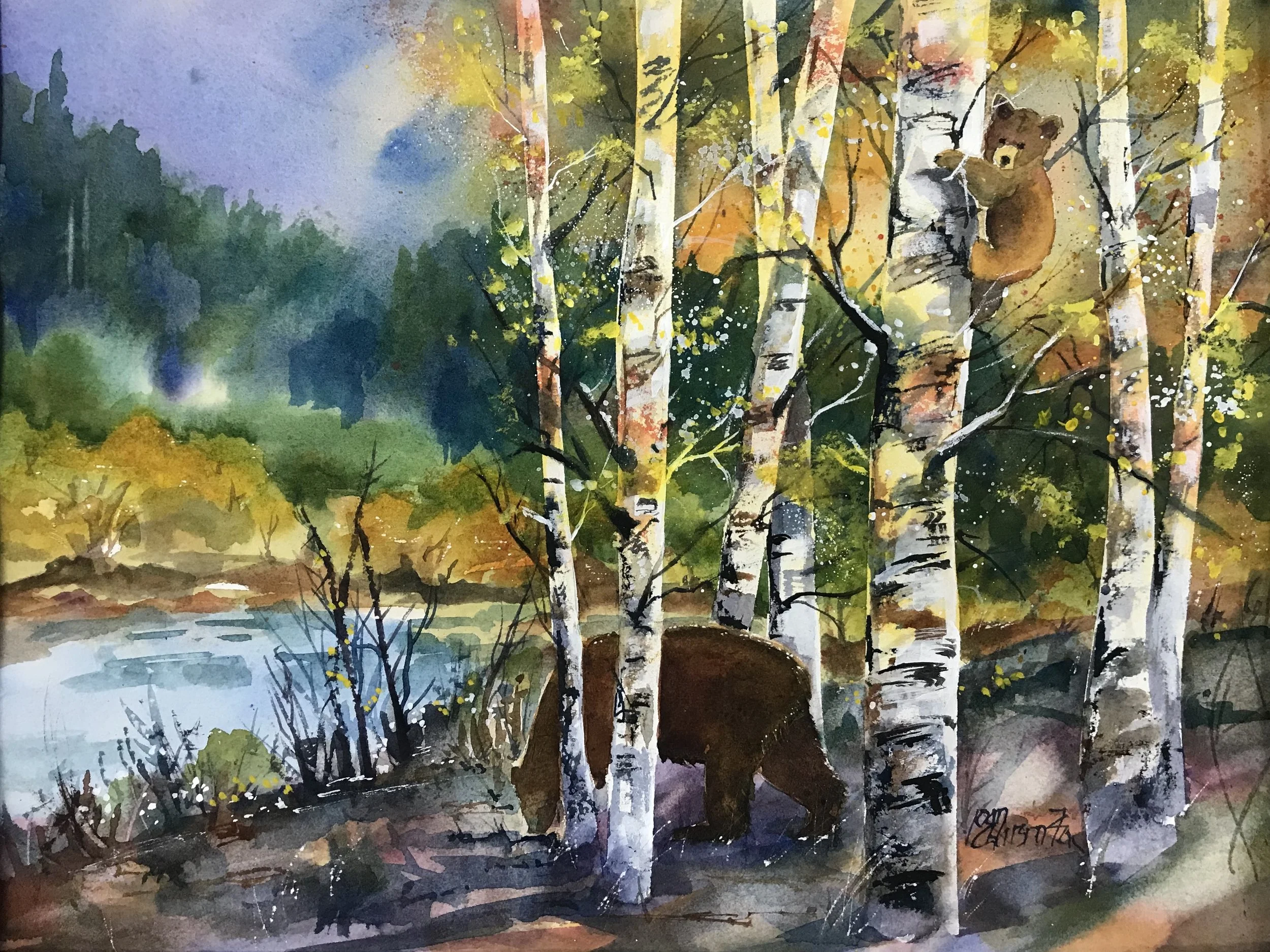 Mama and Cub at Emigrant Gap