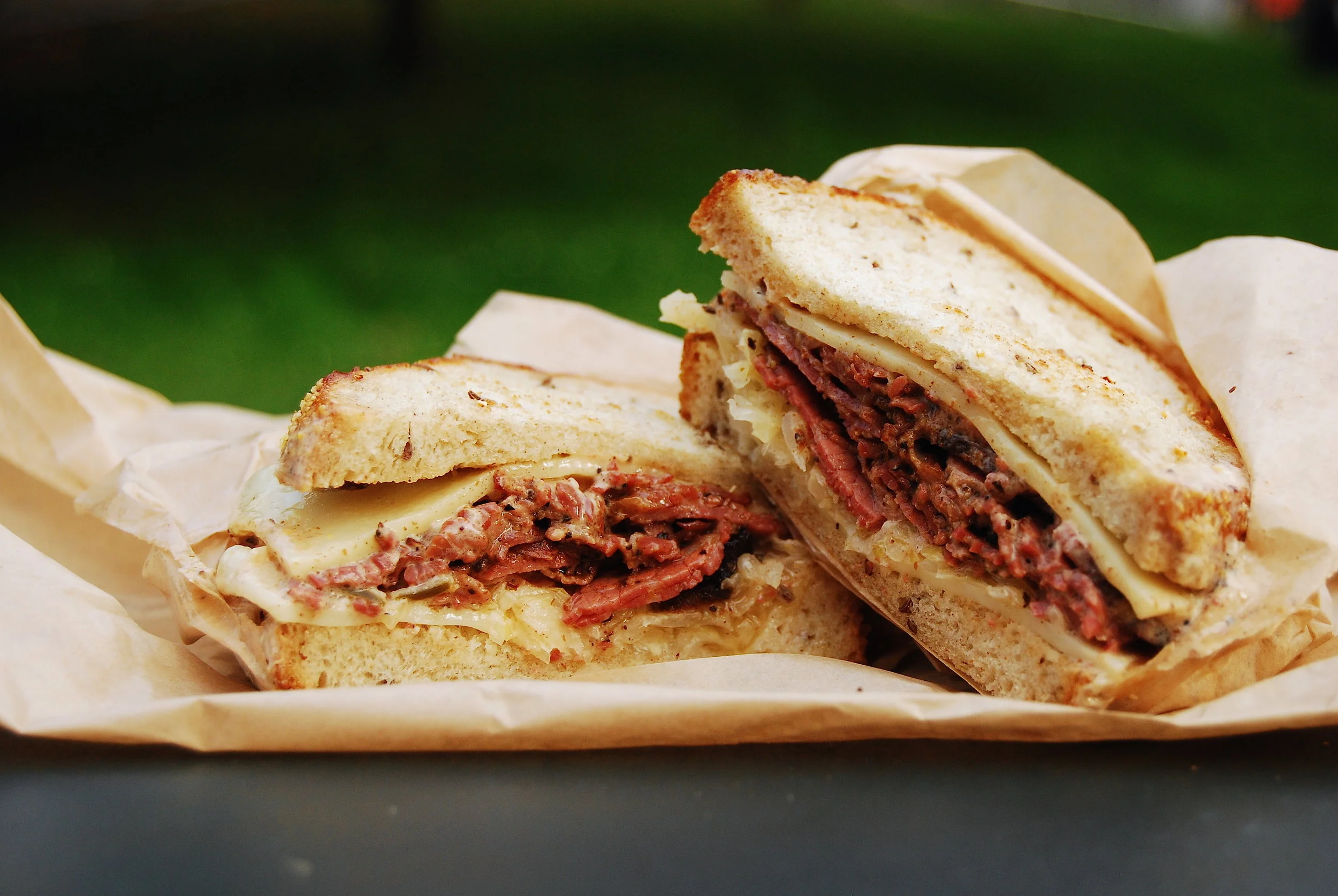 Wise Sons signature sandwich