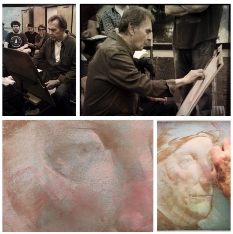Mark English drawing demonstration.