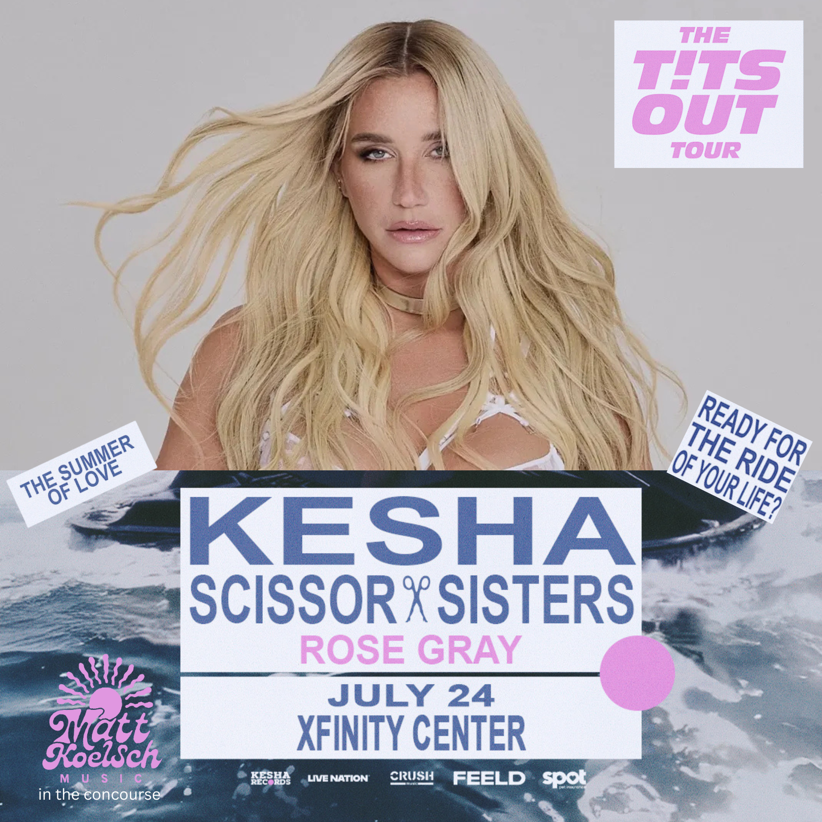 Supporting Act for Kesha - Great Woods - Mansfield Xfinity Center