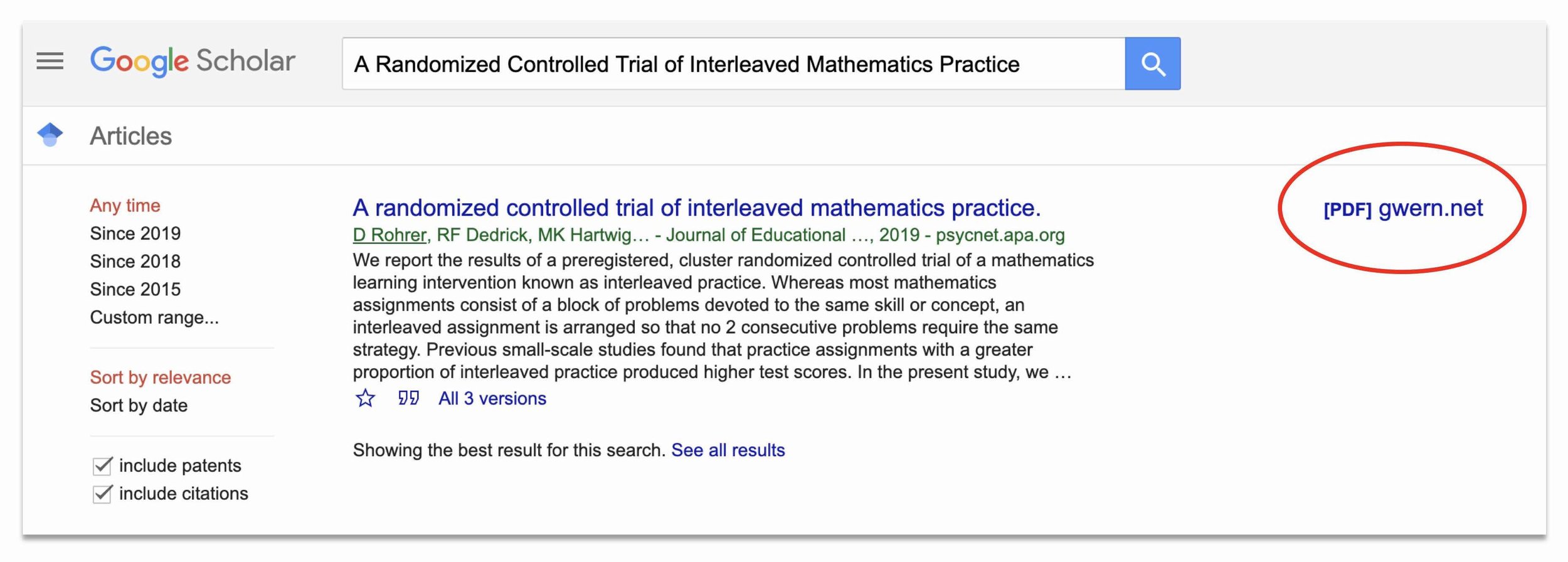 Why can't i find my article in Google Scholar?