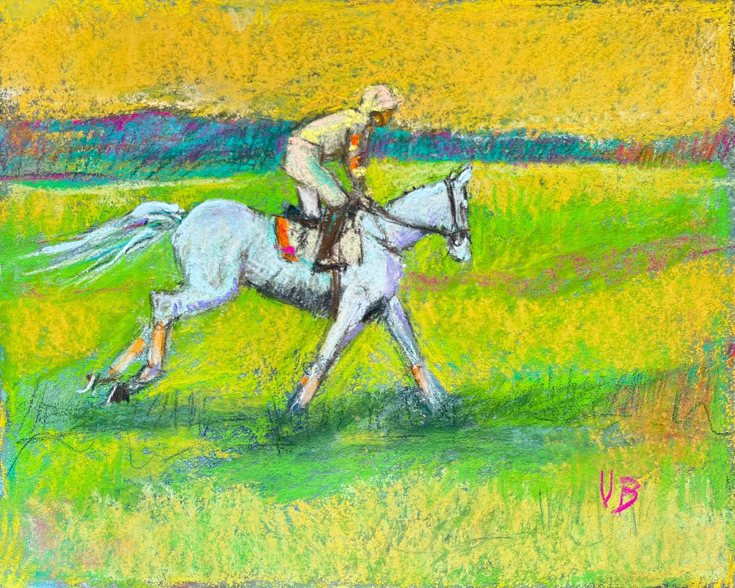 Racehorse in Landscape