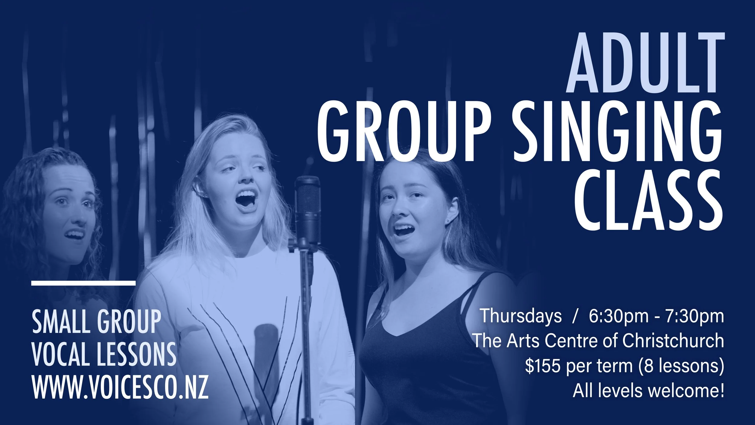 GROUP SINGING LESSONS (Adult)