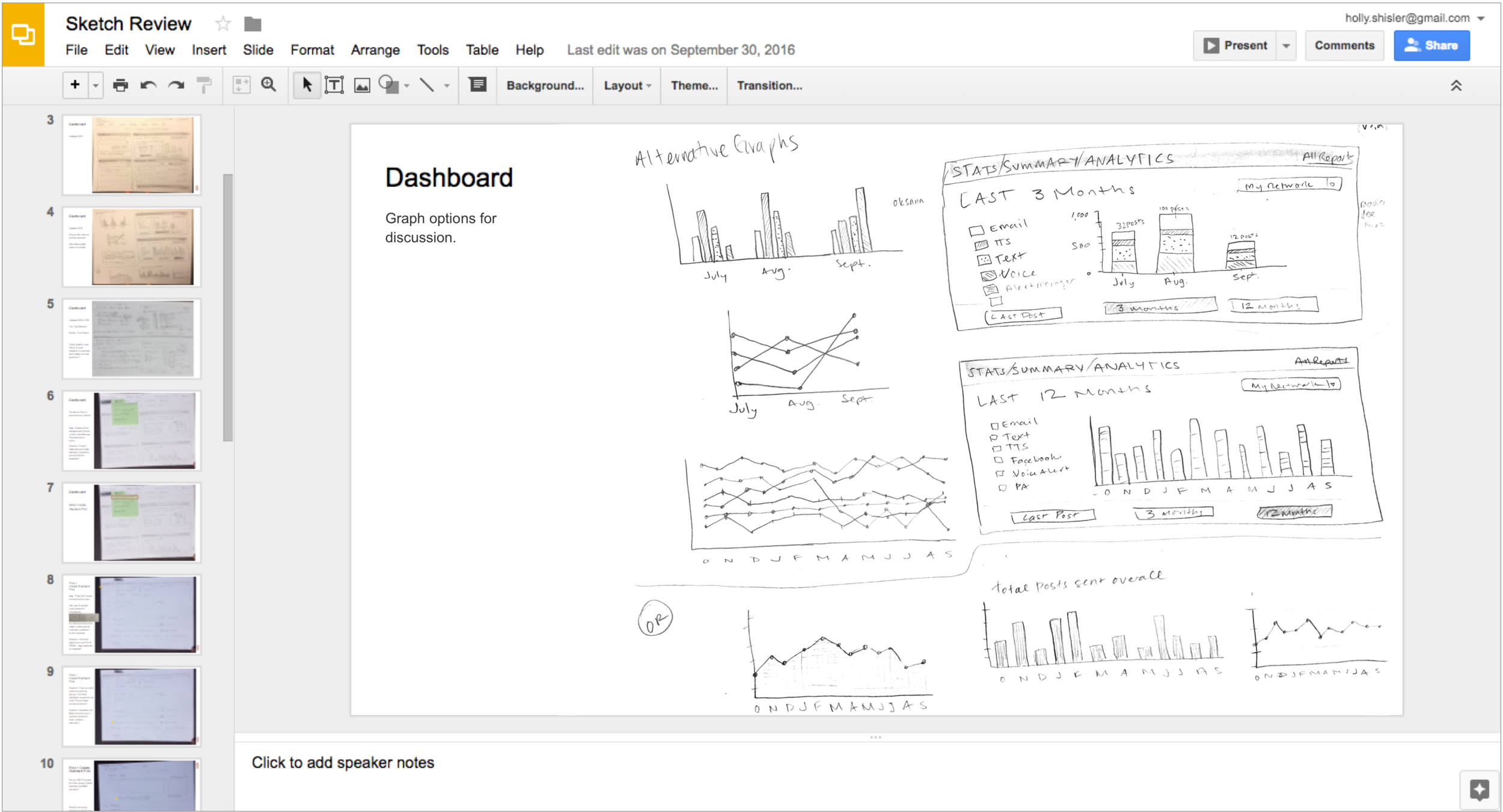 Using remote collaboration tools (Google Docs pictured above), we were able to continue the design discussions for each iteration, surfacing both customer and business need and technical constraints.
