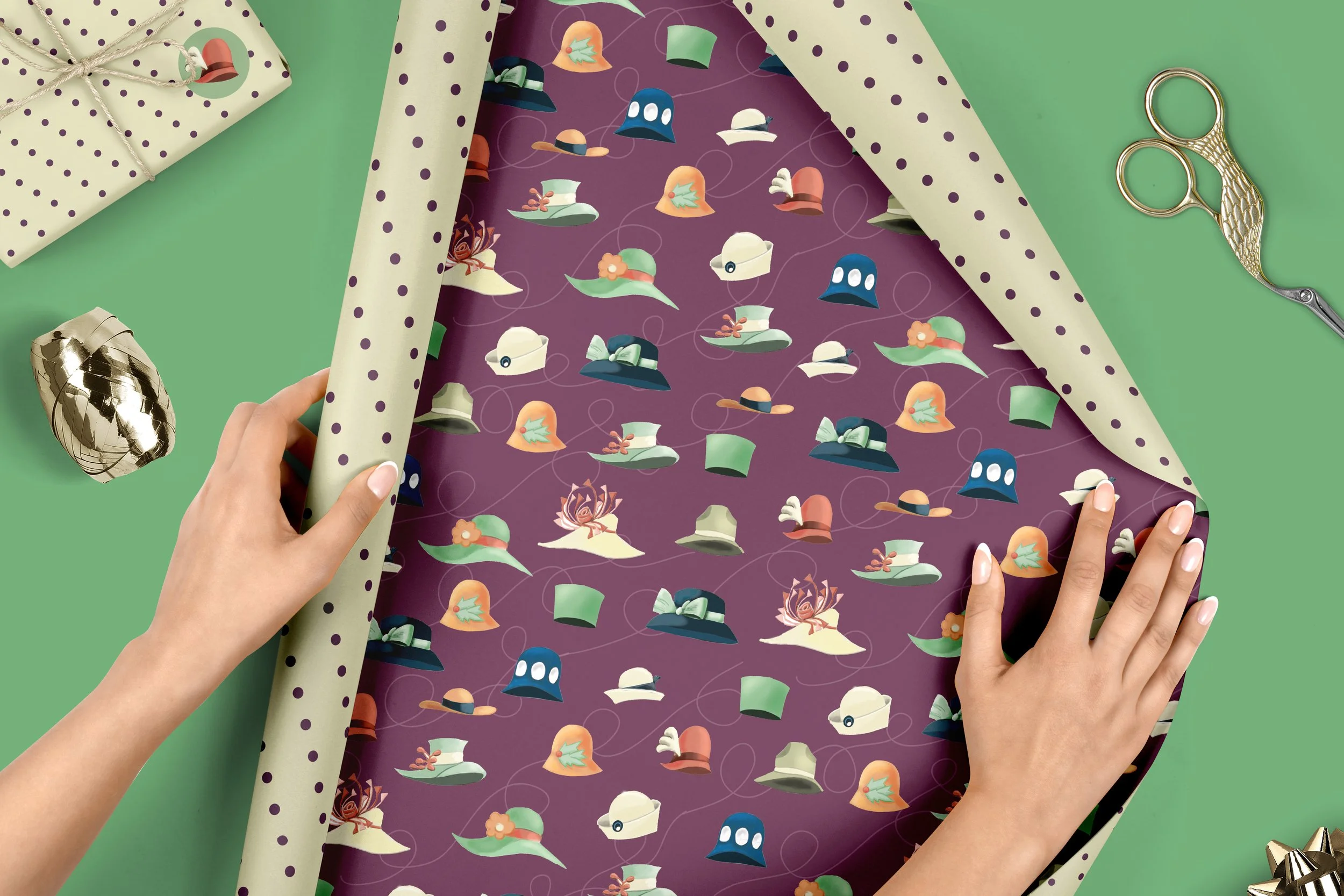 Hat Wrapping Paper.jpg