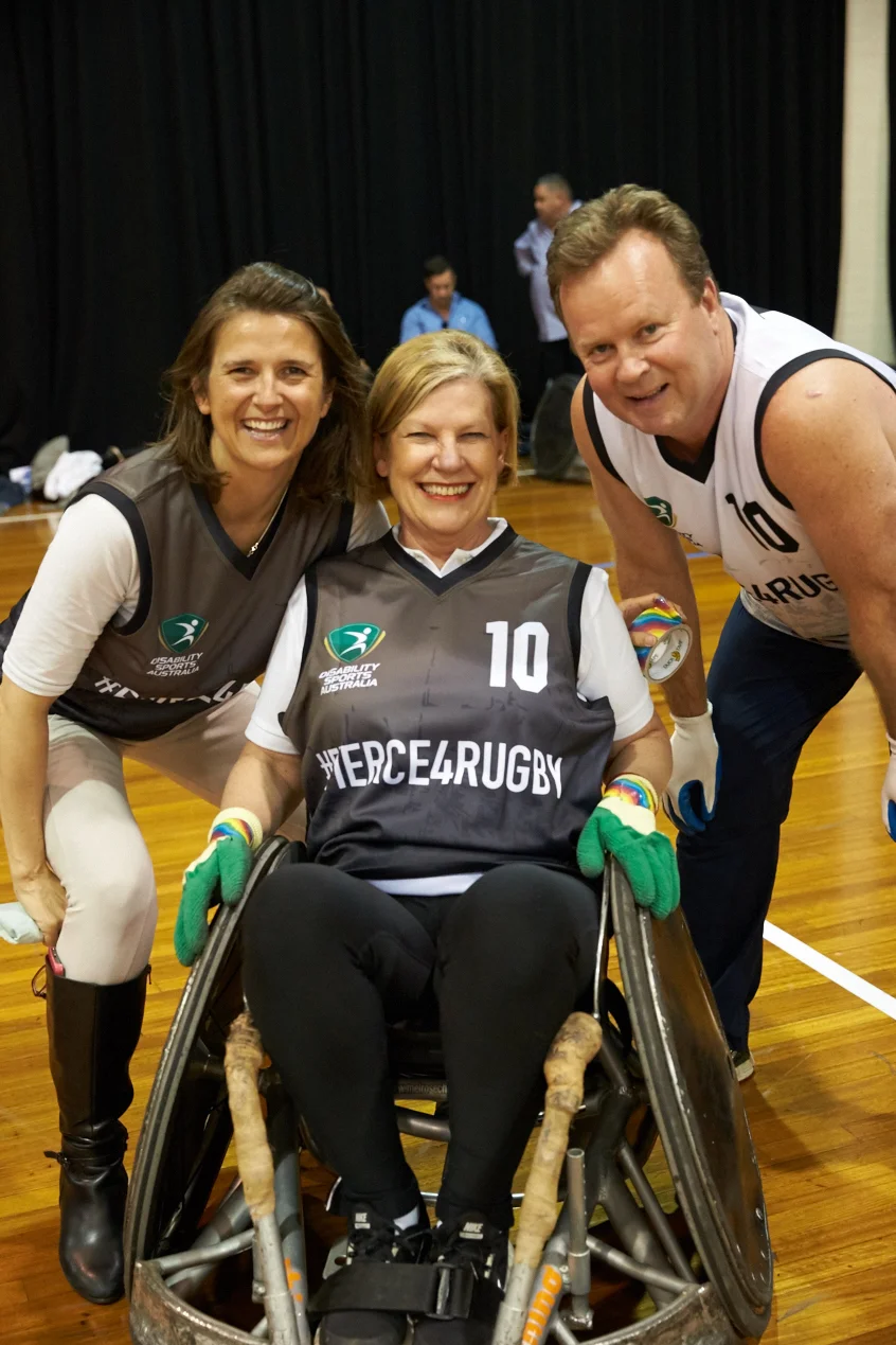 L-R Jenni Cole, CEO DSA, Anne Sherry AO ARU, Bill Pulver CEO ARU.
