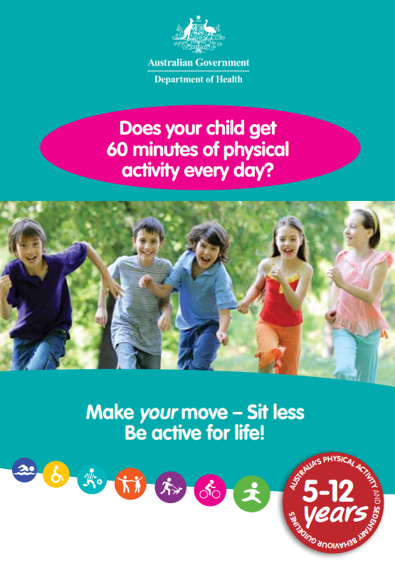 Australian Physical Activity and Sedentary Behaviour Guidelines for 5 - 12 years