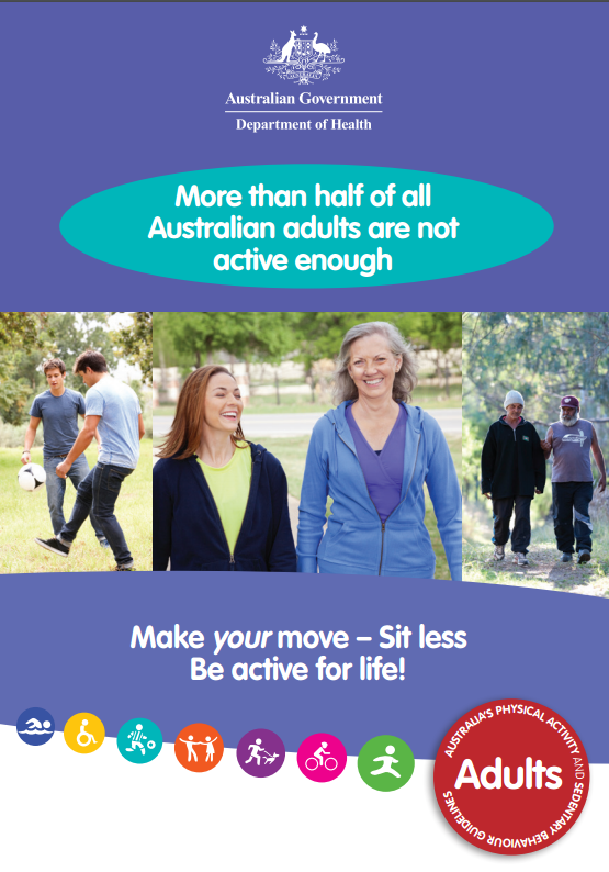 Australian Physical Activity and Sedentary Behaviour Guidelines for Adults