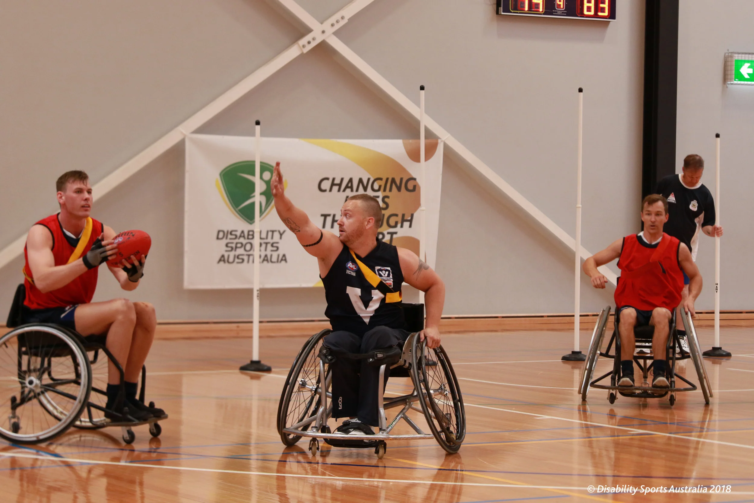 Victoria eager to prove their talent at the Invacare 2019 Wheelchair Aussie Rules National Carnival