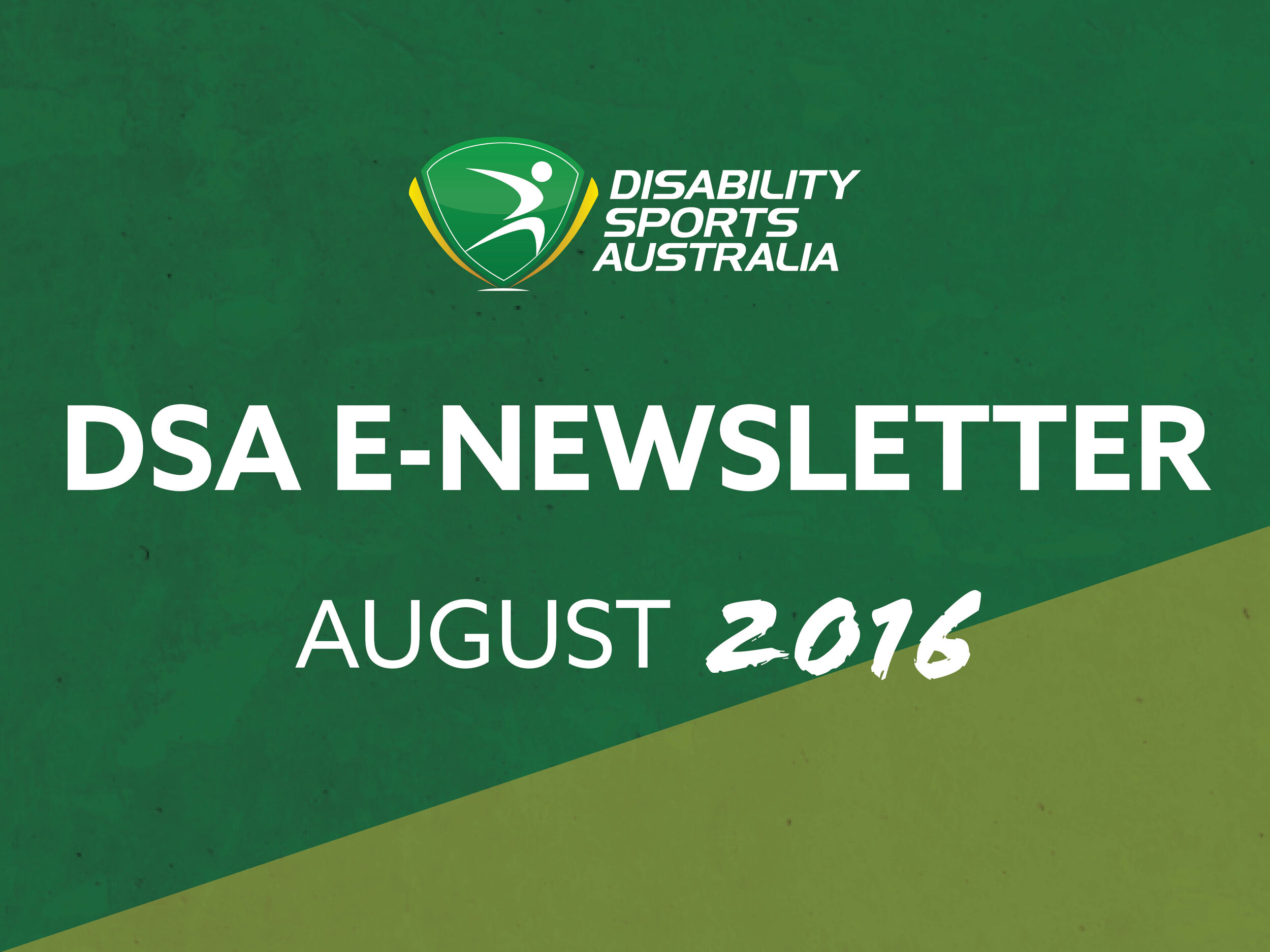 DSA E-Newsletter August 2016