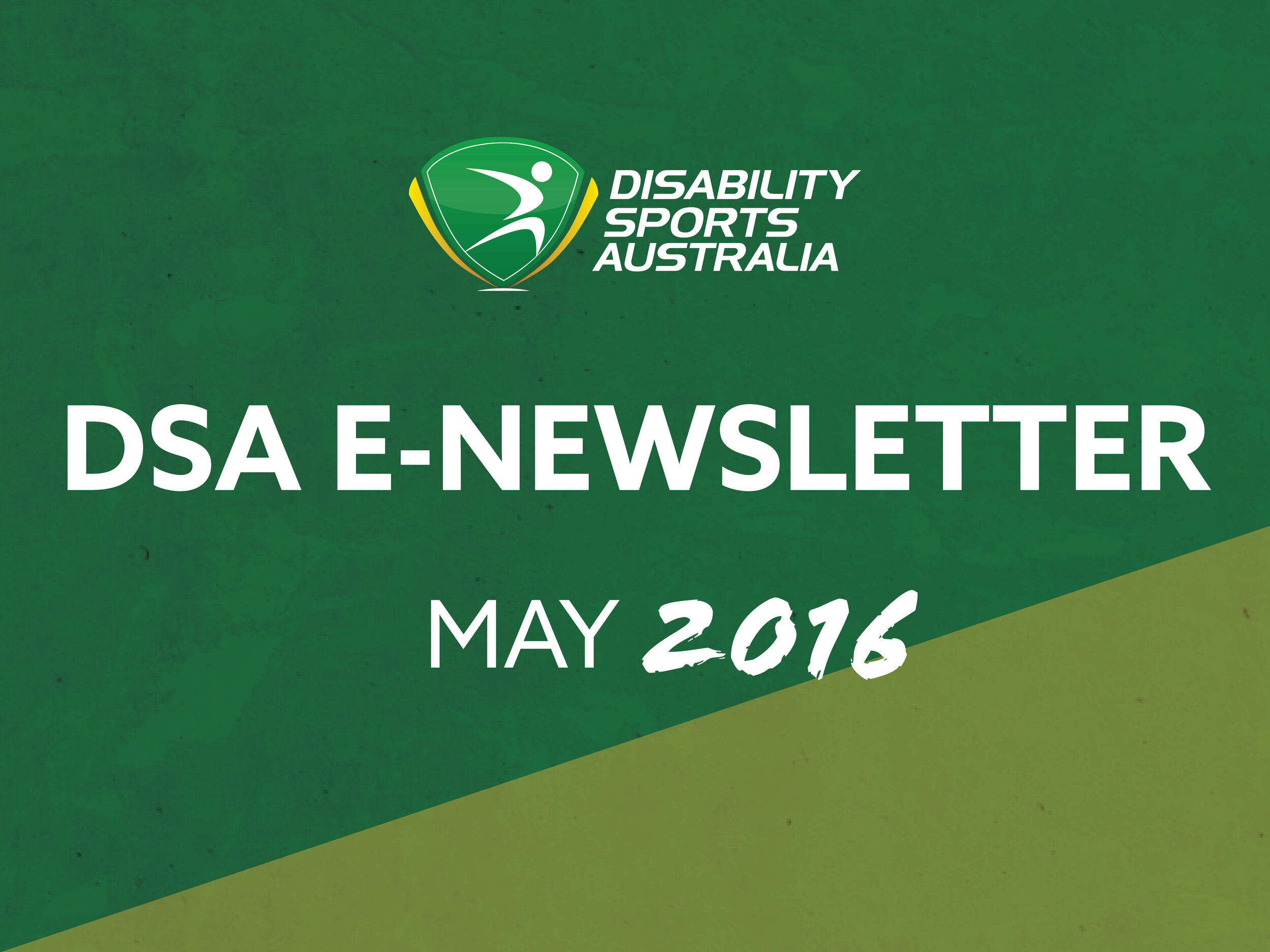 DSA E-Newsletter May 2016