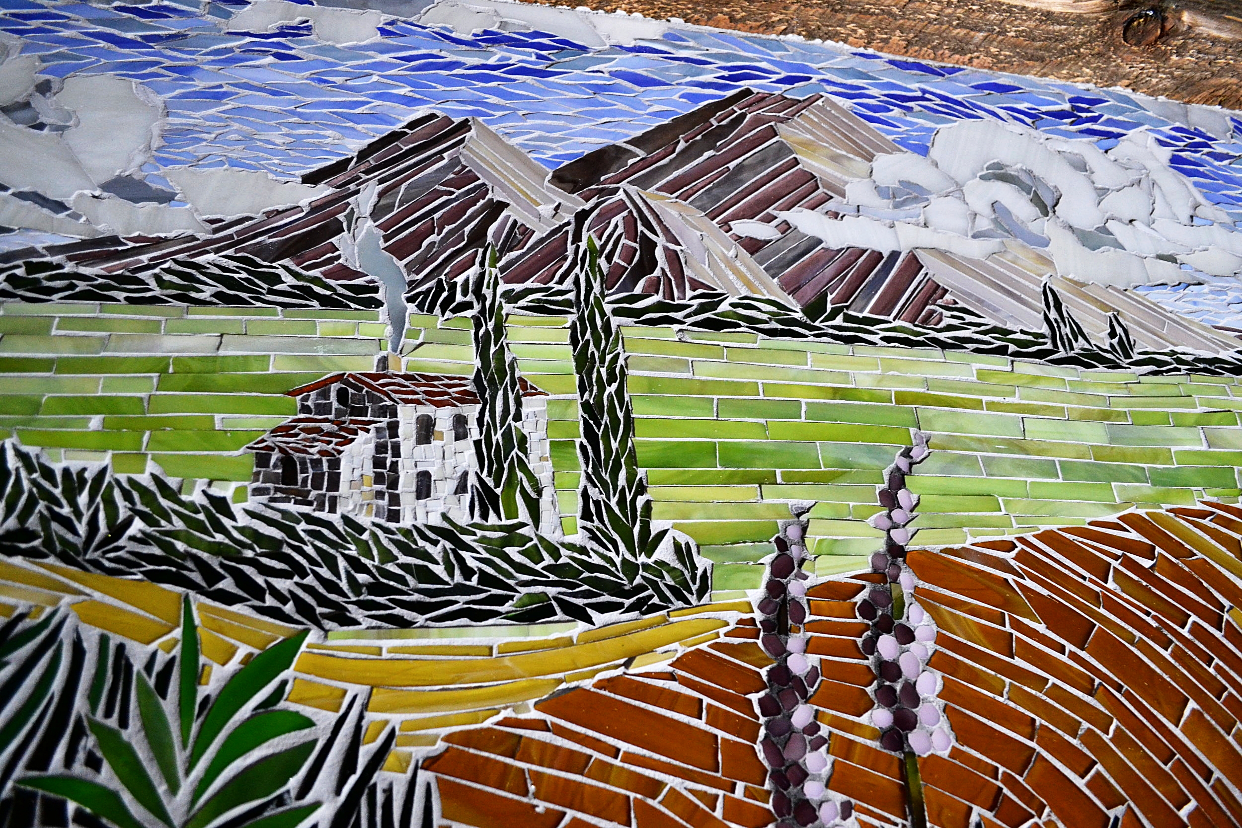 Detail of 8 foot mural