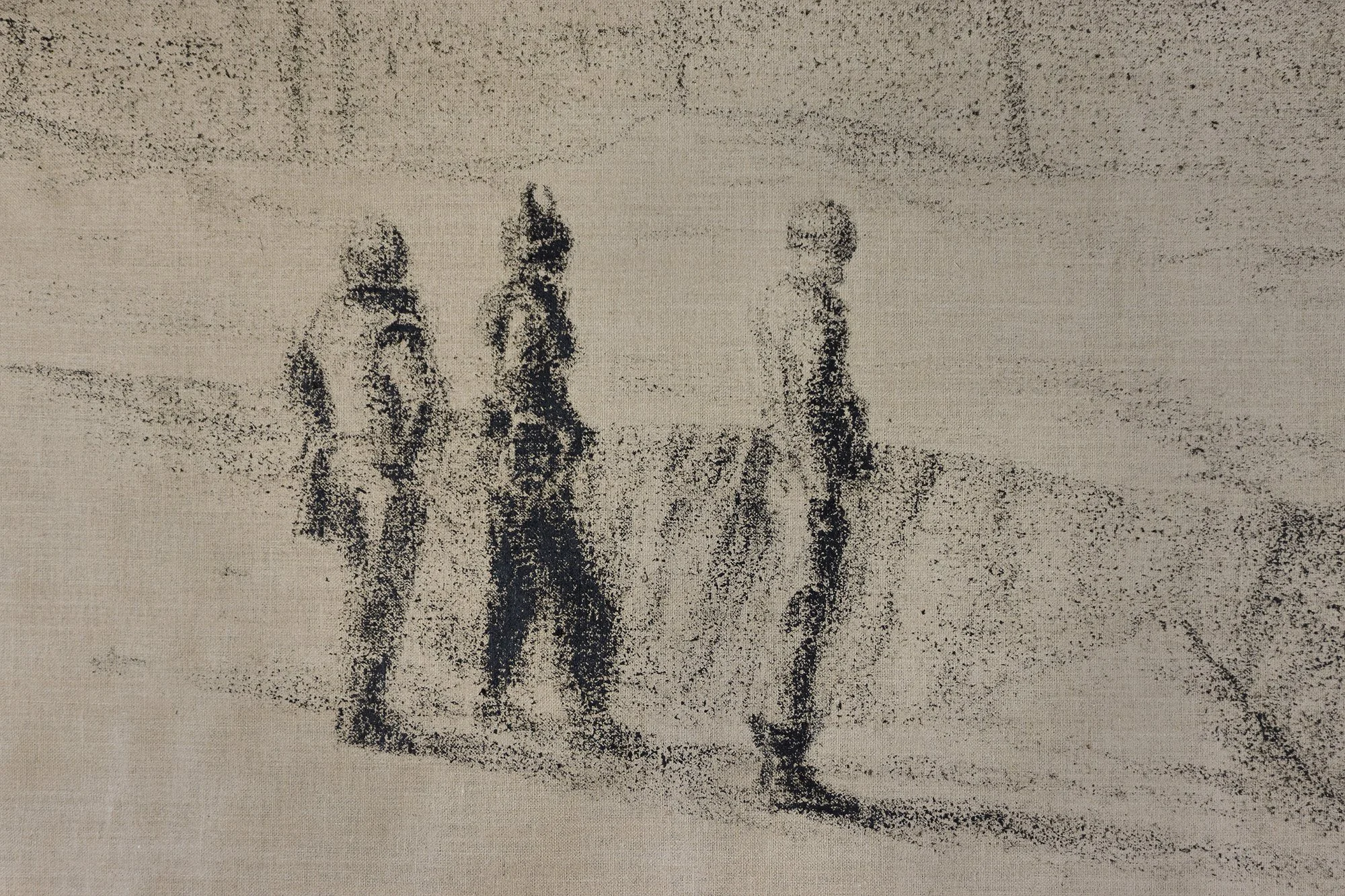 April 4, 1991 (Bonaparte before the Sphinx) - Detail