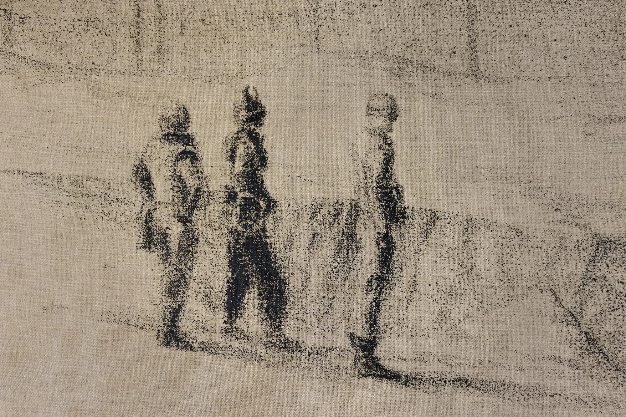 April 4, 1991 (Bonaparte before the Sphinx), Detail