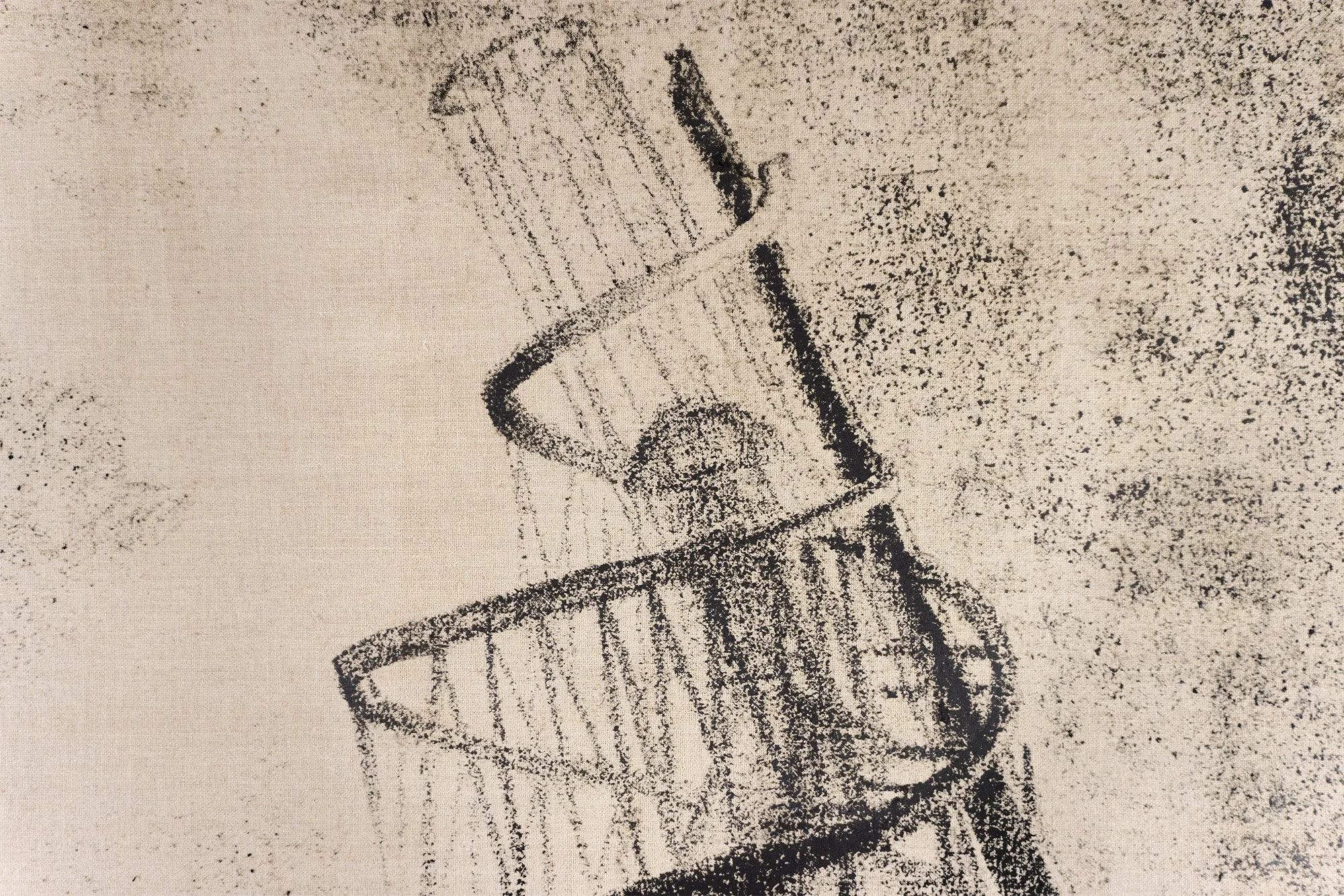 July 19, 1920: A Storm Blowing Out of Heaven (detail)

  Oil on burlap canvas , 72 × 144 inches, 2026. 