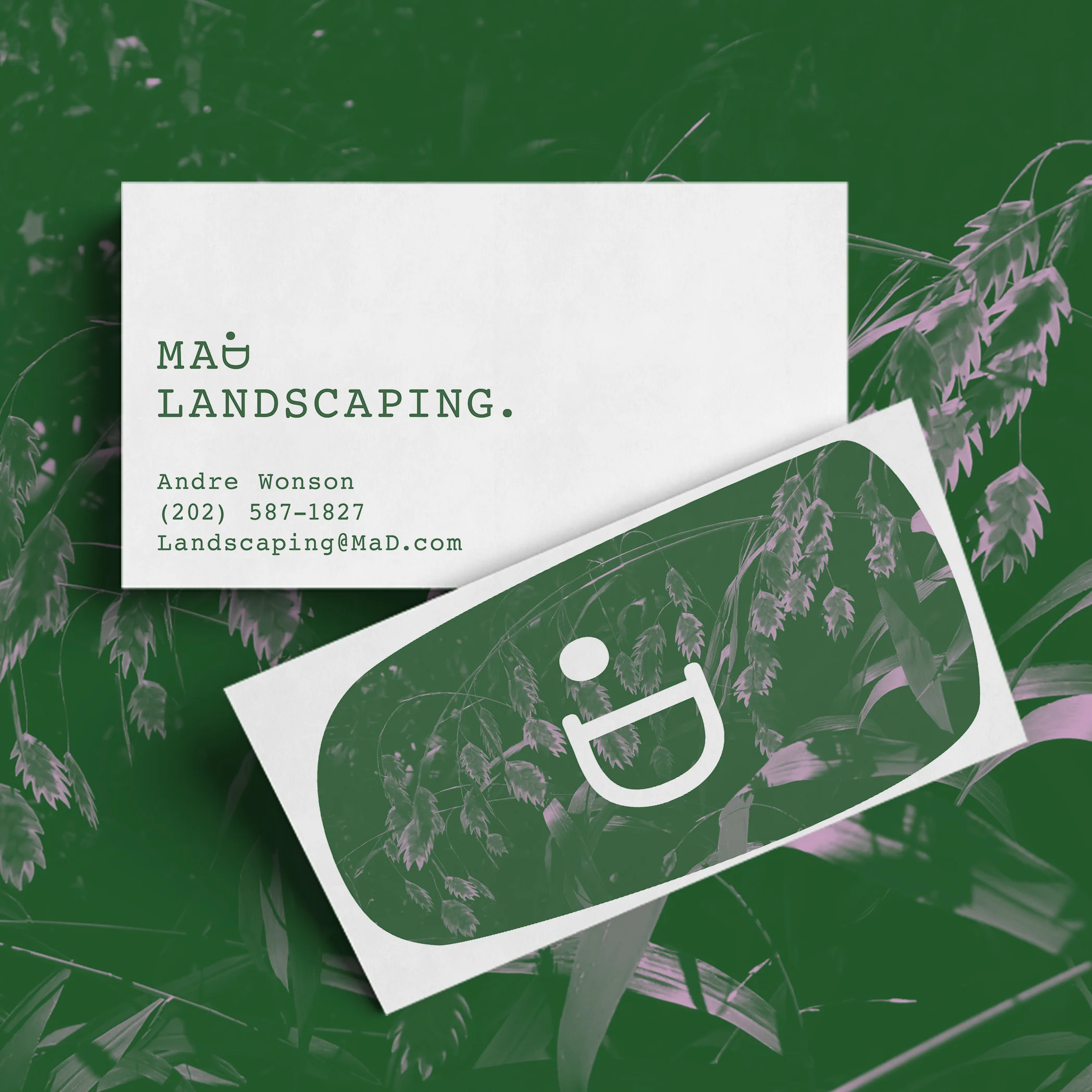 Option 2 Landscaping Business Card