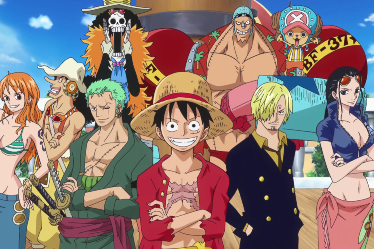 One Piece Anime World Map 