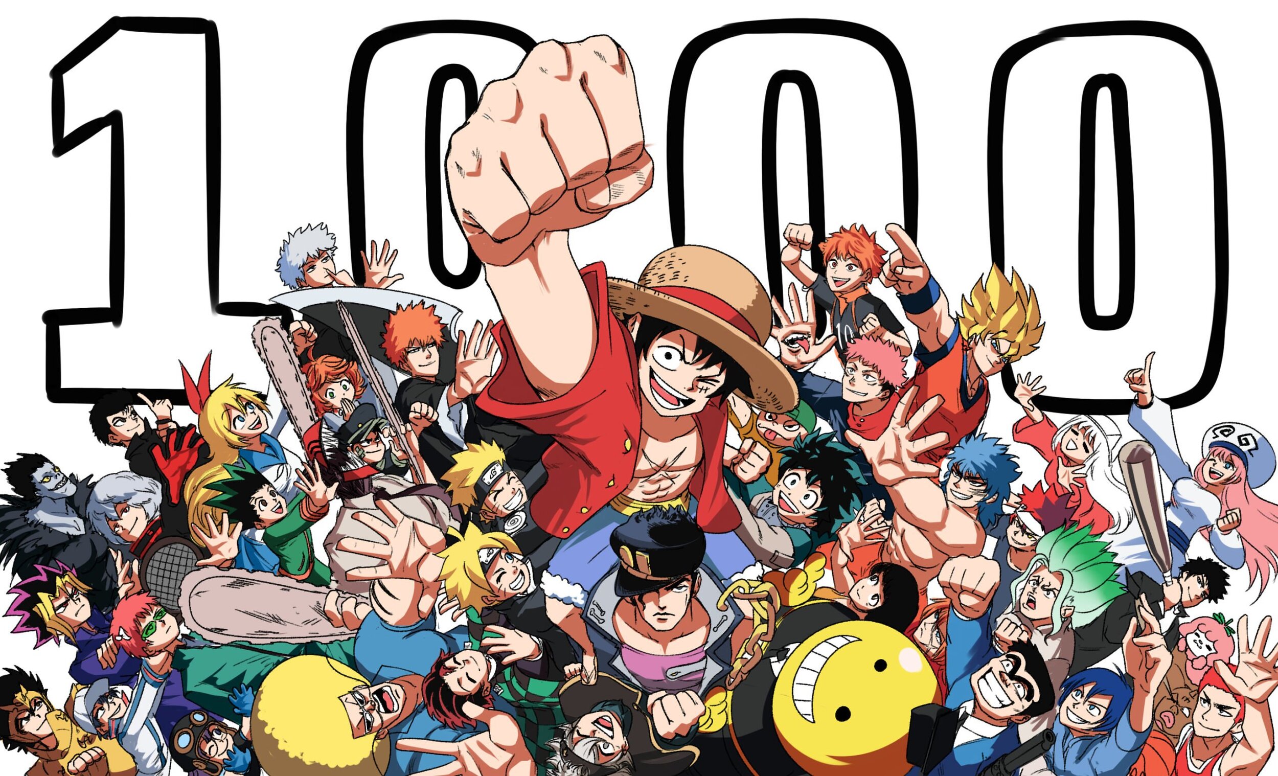 ONE PIECE High School Special Spread for ONE PIECE'S Chapter 1000