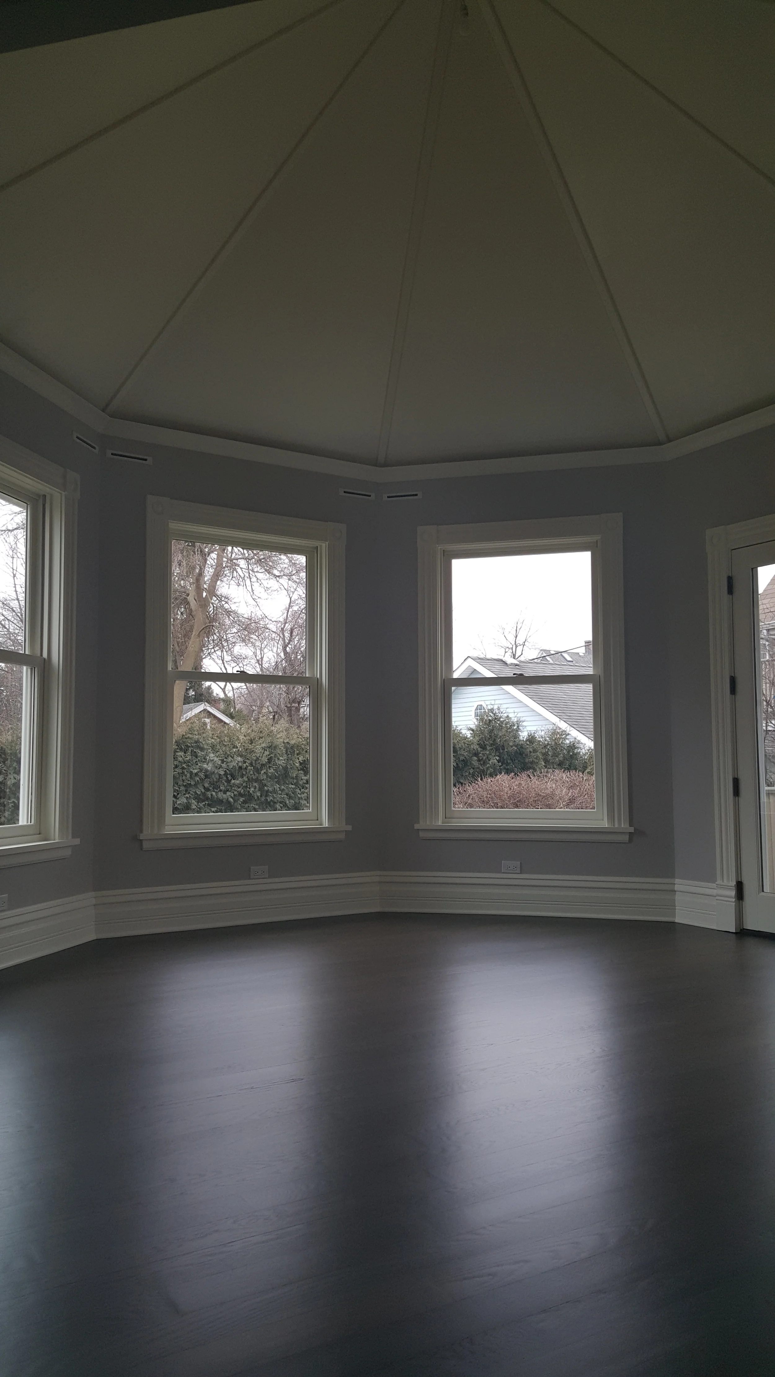 Custom Stained Hardwood