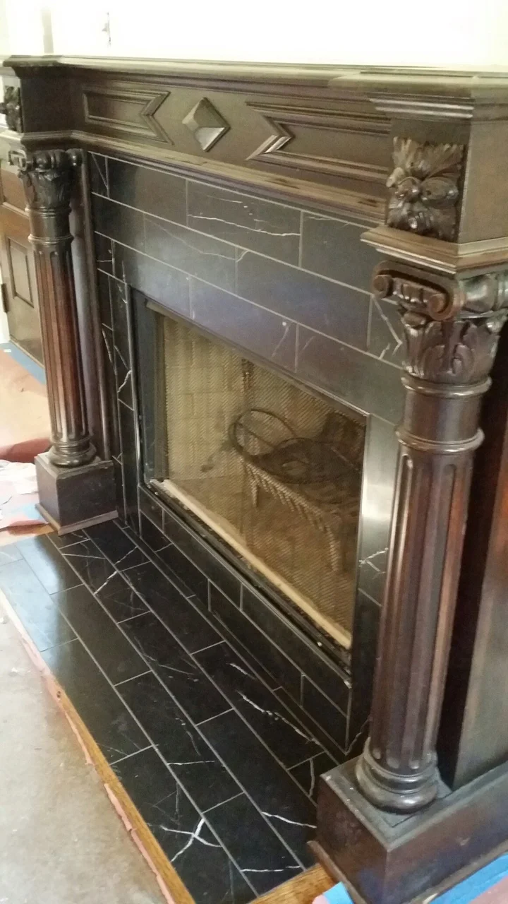 Finished Fireplace