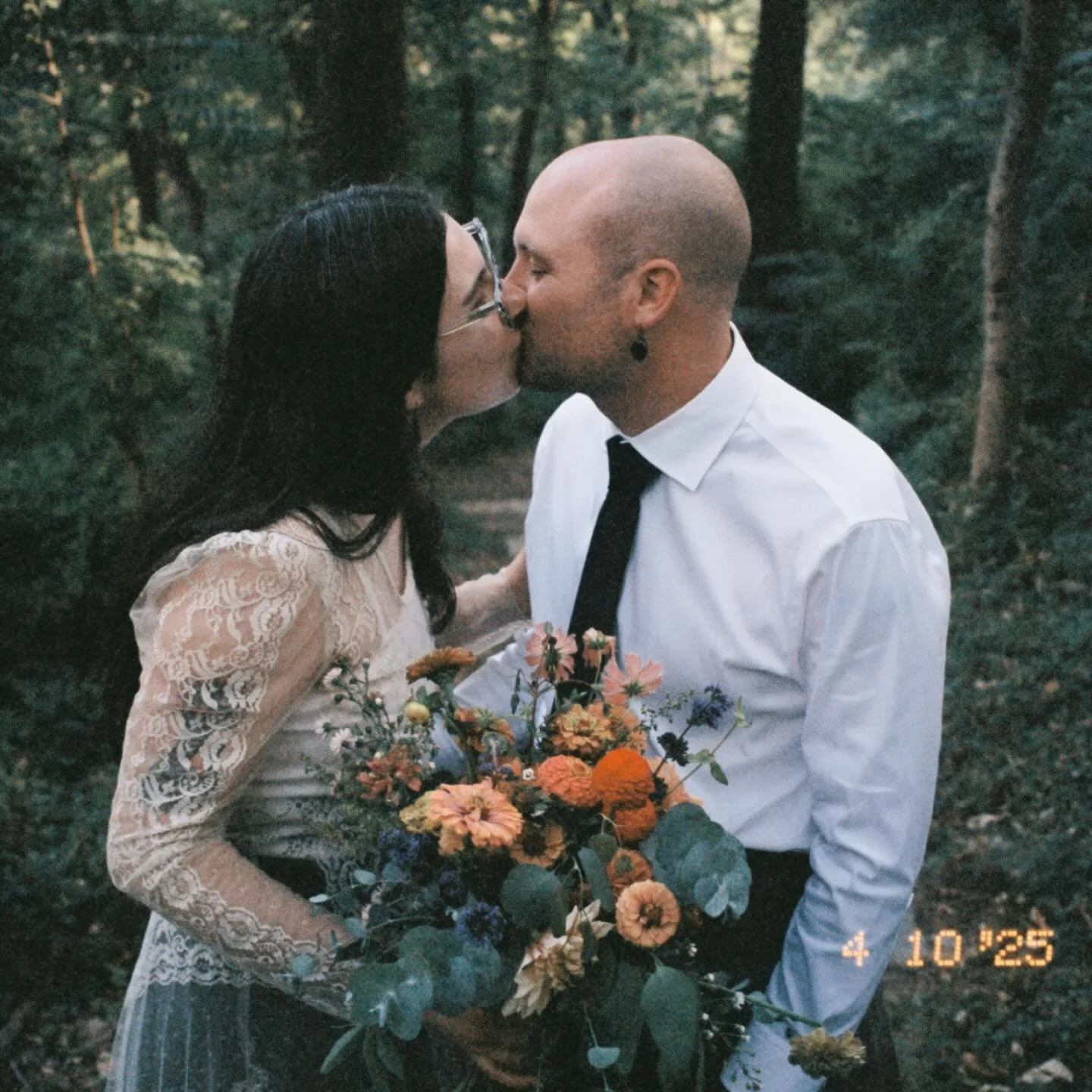 a little Kodak Ultramax from Katy &amp; Ian's glorious autumn forrest wedding at The Schuylkill Center! They gathered about 200 of their beloved community for ritual, food, drink and dancing grounded in Pennsylvania beauty. Katy &amp; Ian chose film 