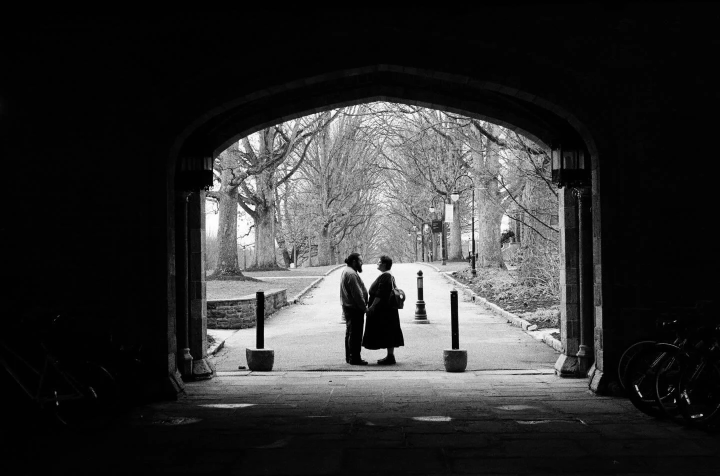 Emily &amp; James on HP5

#brynmawrcollegealumni #queerengagement #hp5