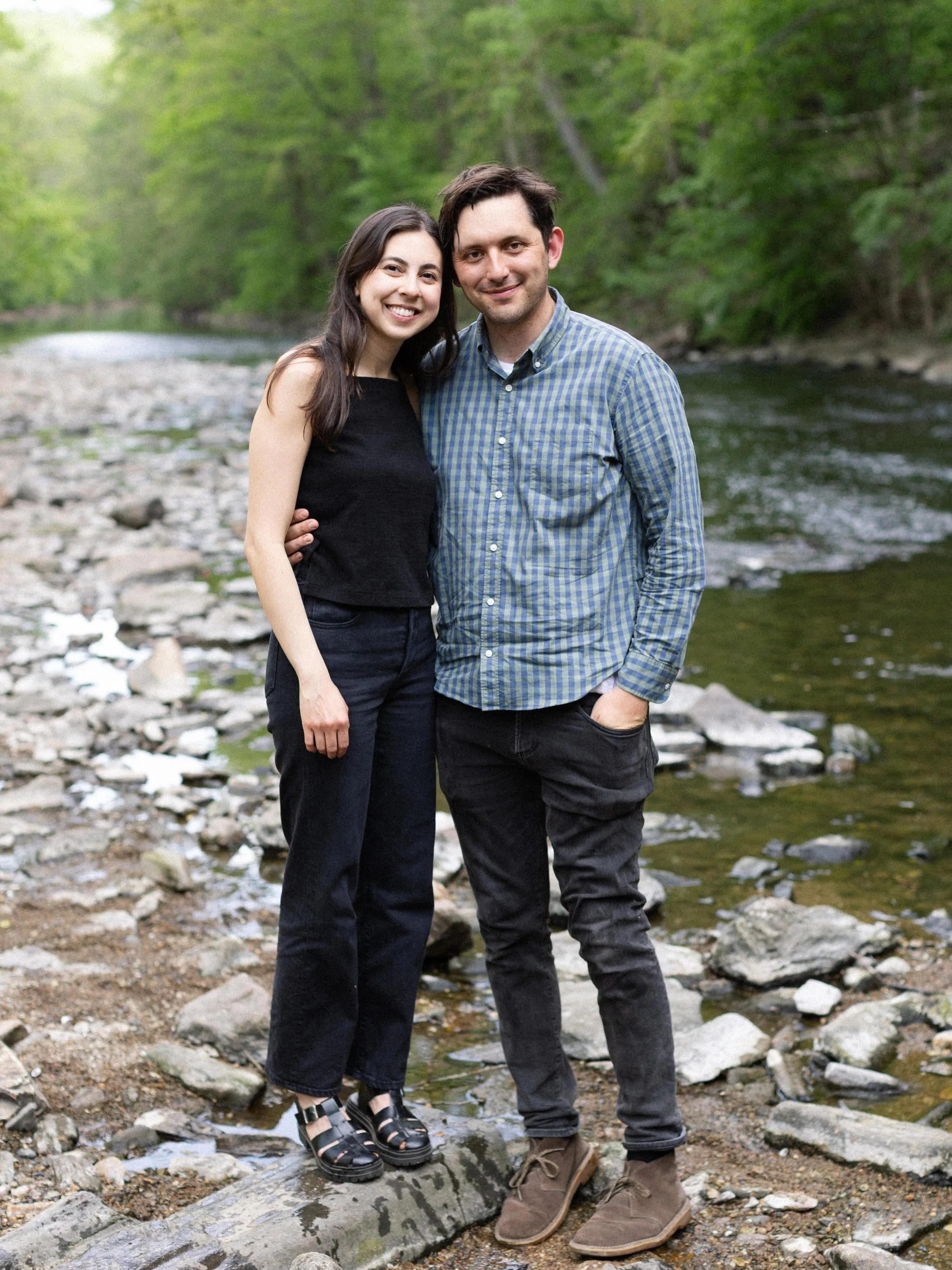 Sonnie &amp; Andrew at the Wissahickon 🌿

#wissahickonportraitphotography #phillyportraitphotographer