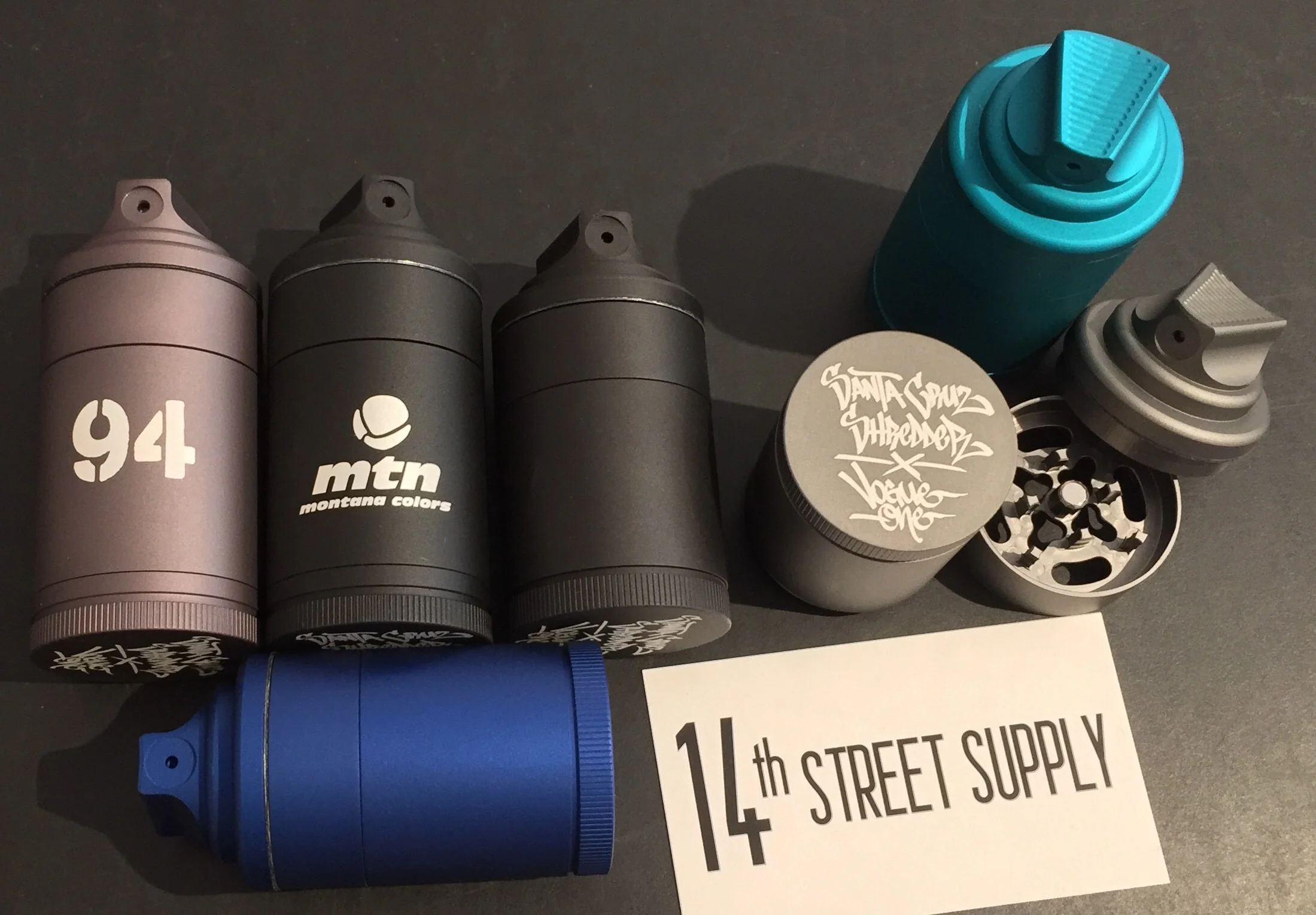 Montana Colors 4 Piece Spray Can Shredder — 14th Street Supply